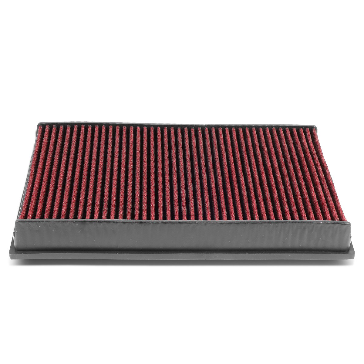 DNA Motoring AFPN-134-RD Clean Air Washable Drop In Panel Air Filter Enhance Engine Performance [Compatible with 09-16 CC / 07-0