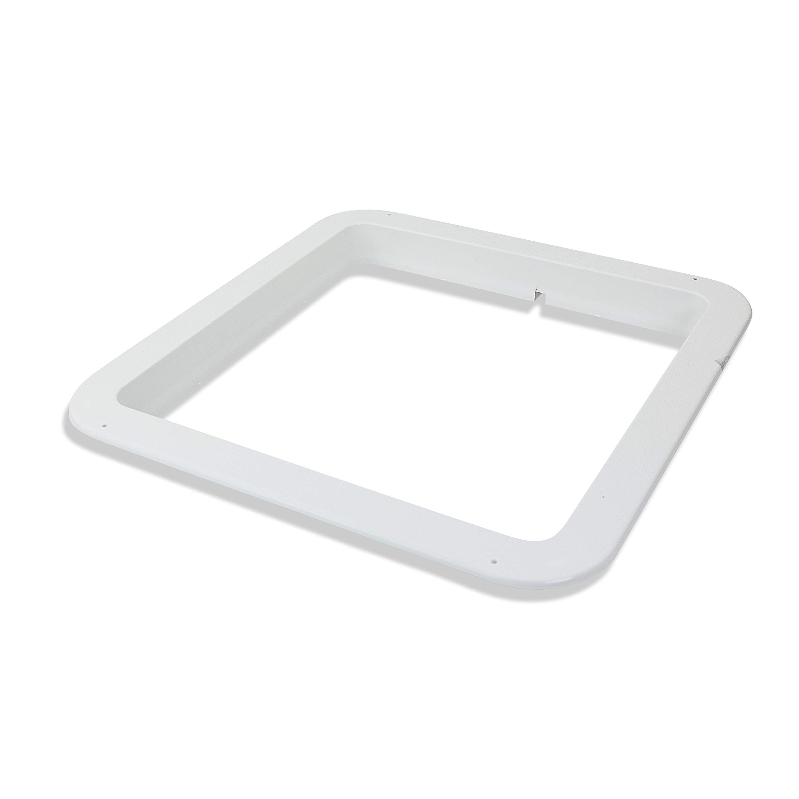 Leisure Coachworks 14'' Rv Trailer Roof Vent Complete 12 Volt Fan W/White Lid And Interior Garnish