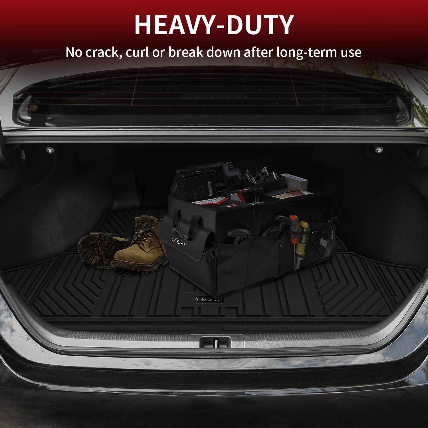 Lasfit Trunk Mat For Toyota Camry 2025 2024 2023 2022 2021 2020 2019 2018 Hybrid/L/Le/Se/Trd/Xle/Xse & For Toyota Avalon 2019-20
