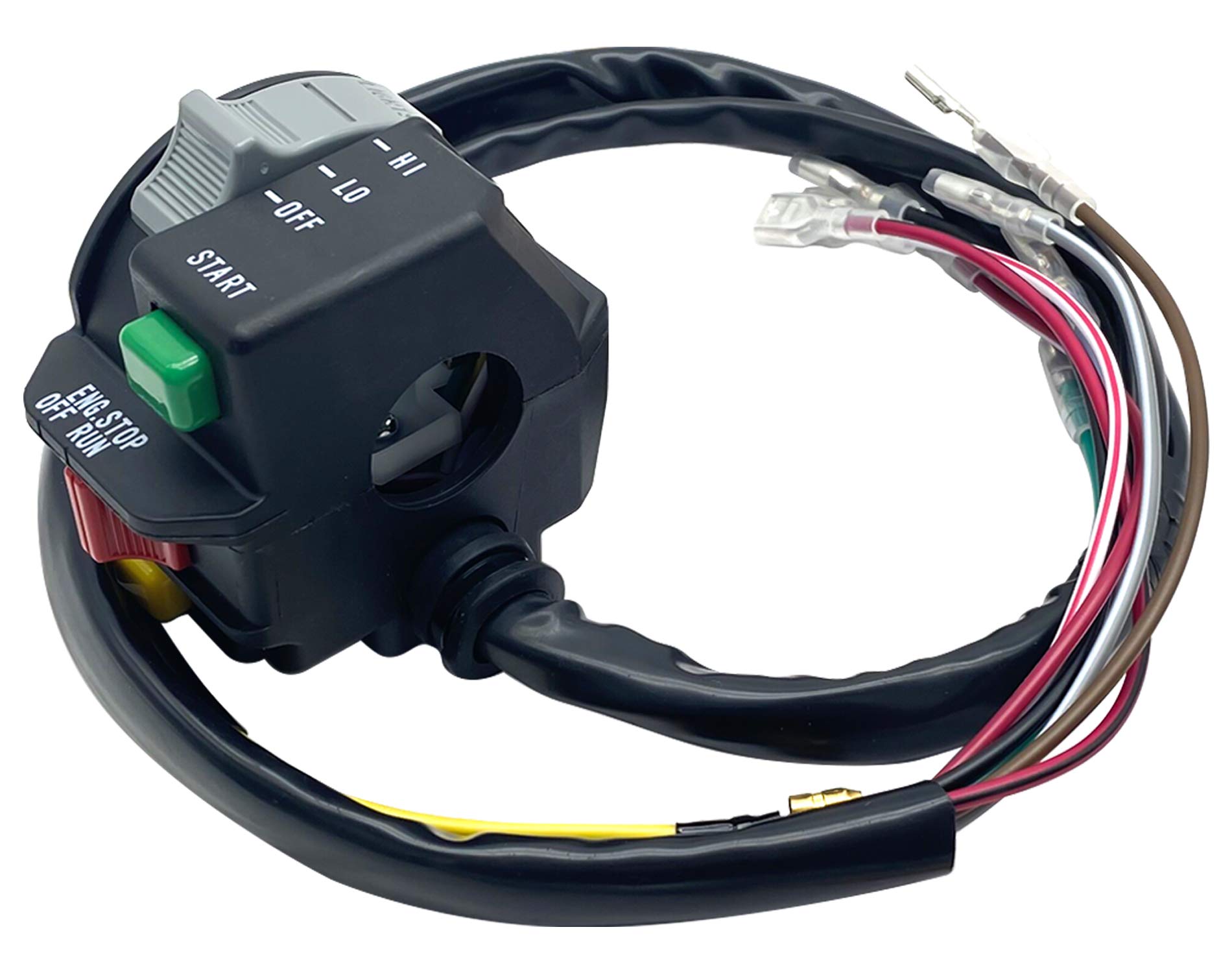 M MATI Left Handlebar Start Stop Switch for Polaris ATV 400L 6X6 Magnum 425, Model 4110193
