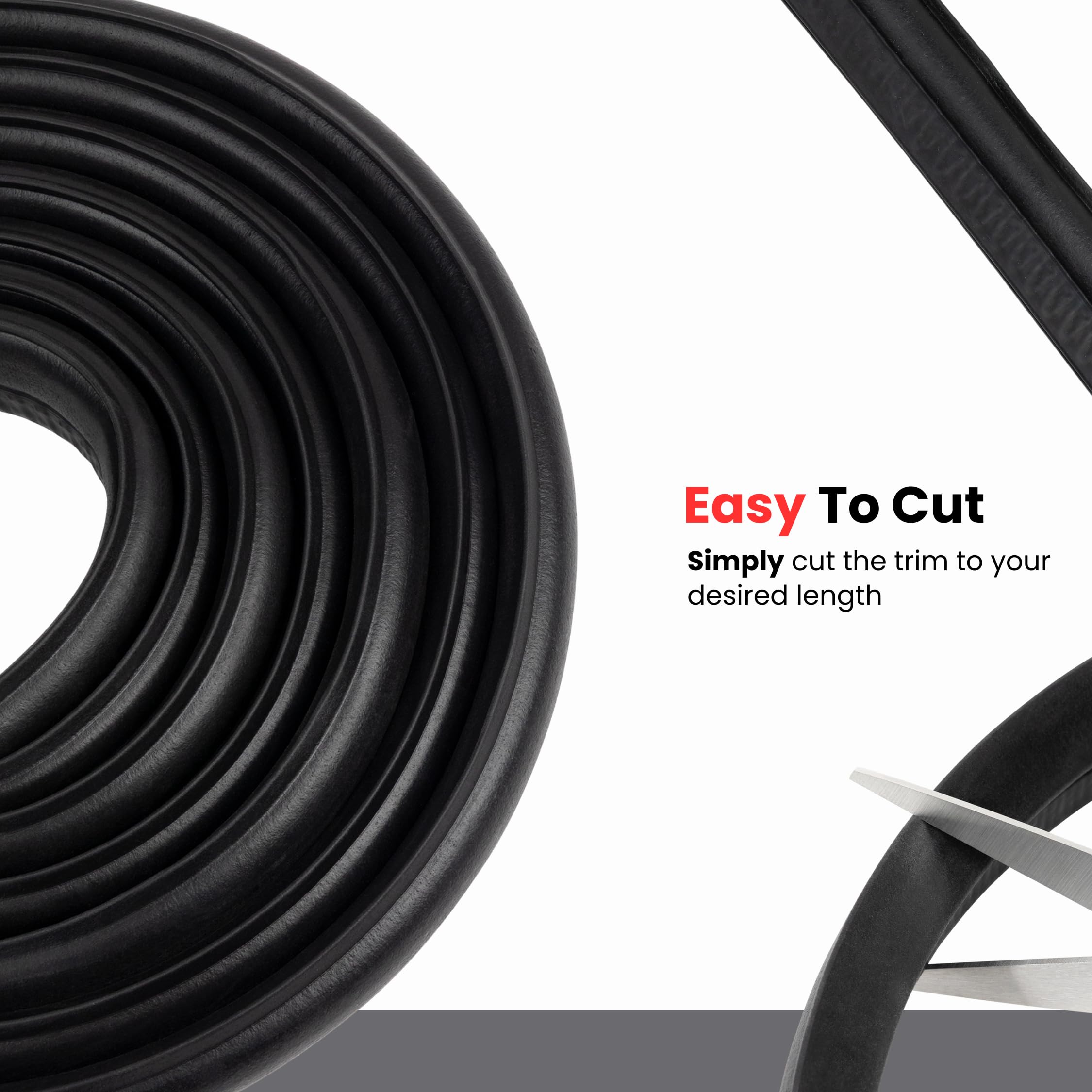 Vertical Bulb Trim Seal Bulb Diameter: 0.5'' Grip Range: 0.039'' To 0.14'' | Trunk, Boot, Lid, Hood, Hatch Rubber (100 Feet)