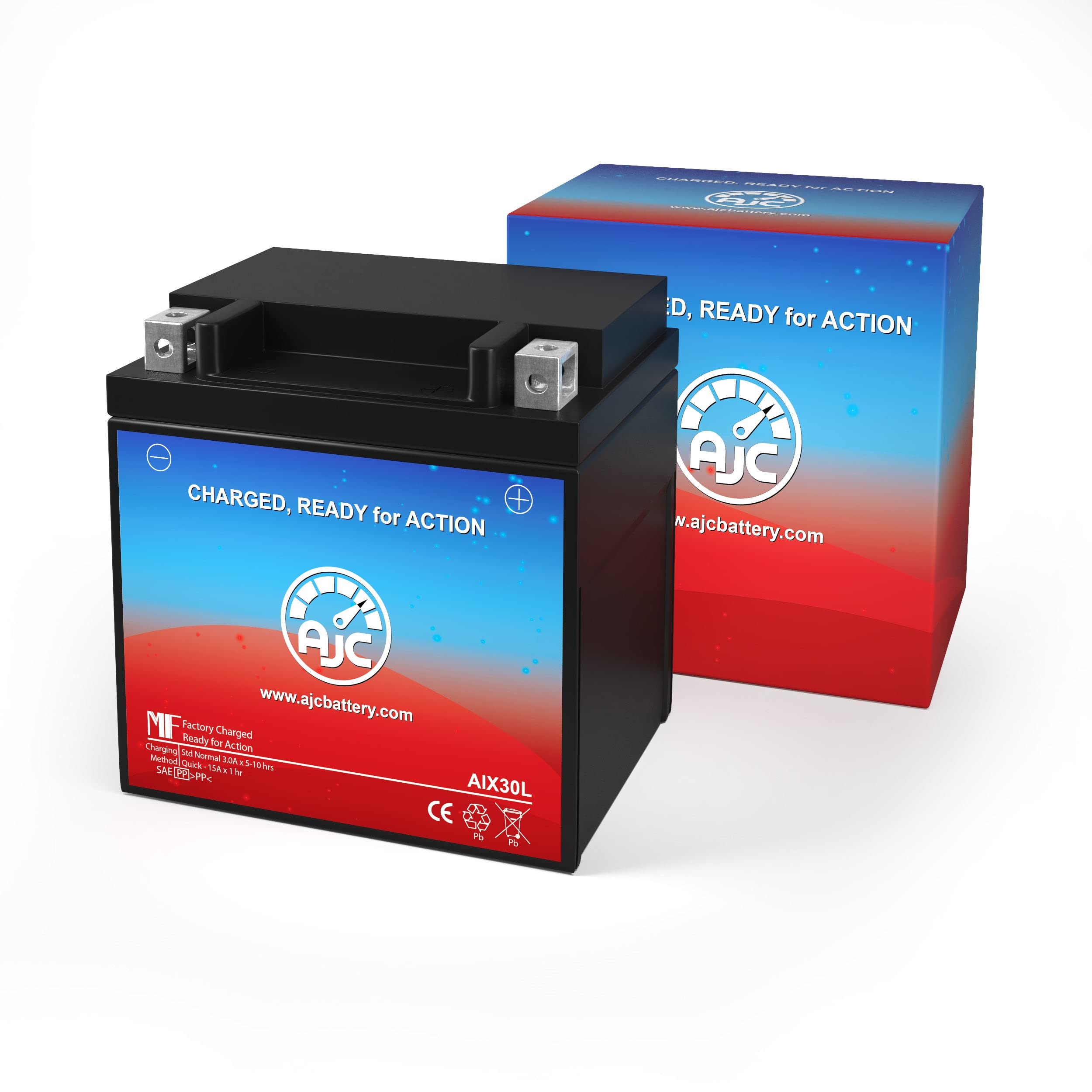 Ajc Battery Compatible With Harley-Davidson Road King 1690Cc Motorcycle Battery (1995-2017)