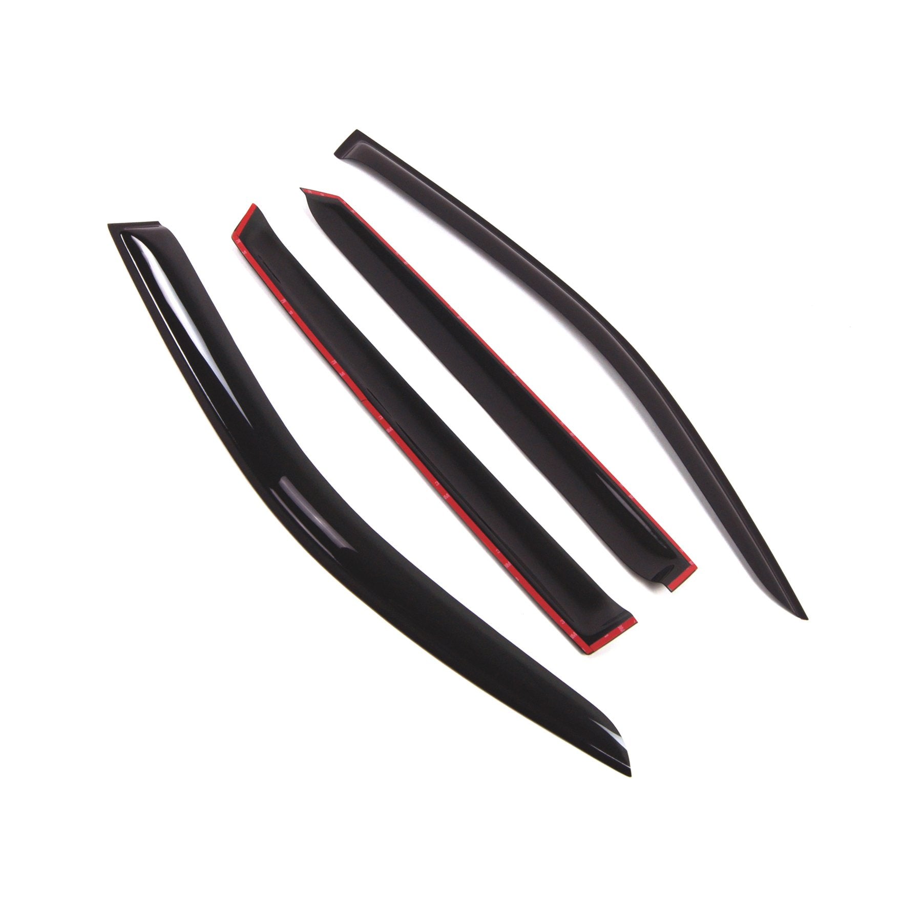 Car Window Rain Guard | Outside Mount Visors Auto Side Window Deflectors | Windows Visor Rain Shields Compatible With 2005-2009