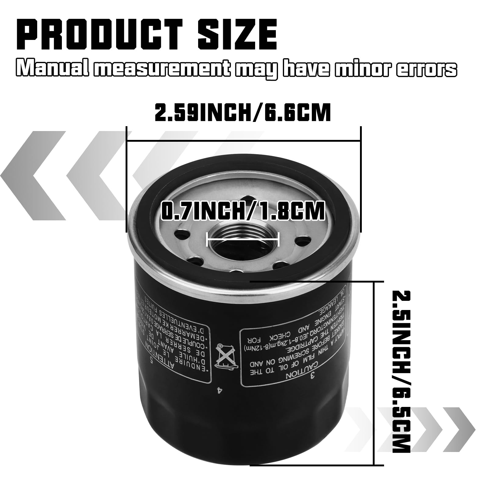 Sollon Oil Filter For Yamaha Grizzly 660 350 450 400 550 700 Yfm350 Grizzly 350 Auto 2X4 4X4 2007-2014 Yfm660 Grizzly 660 Auto 4