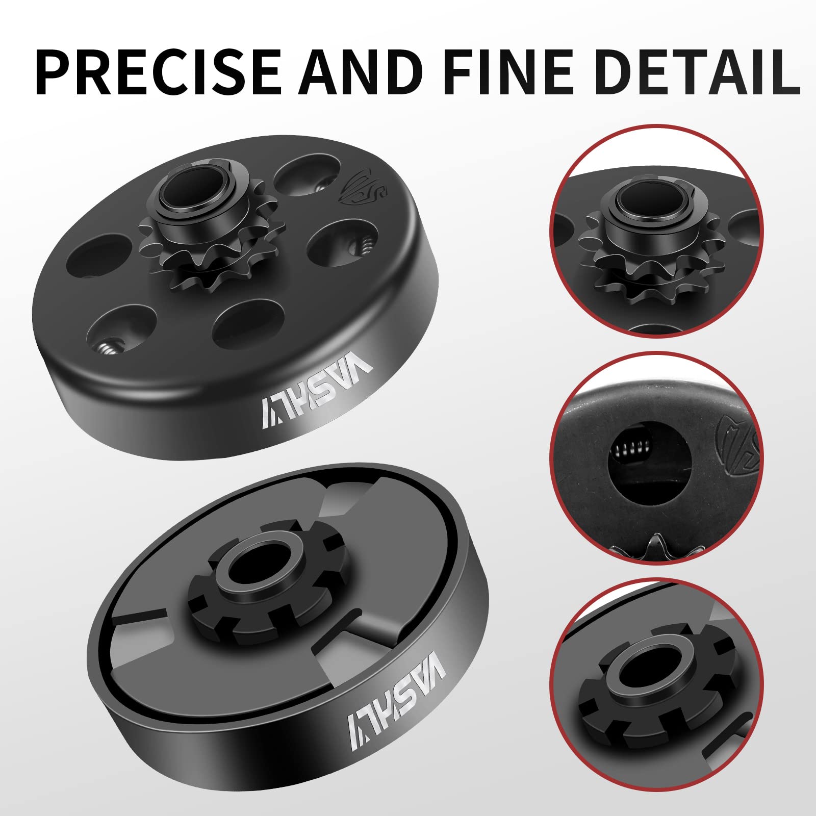 Vashly Go Kart Clutch 11T 5/8" Bore for #35 Chain - Perfect for Predator 212, Minibike, Fun Kart Engine