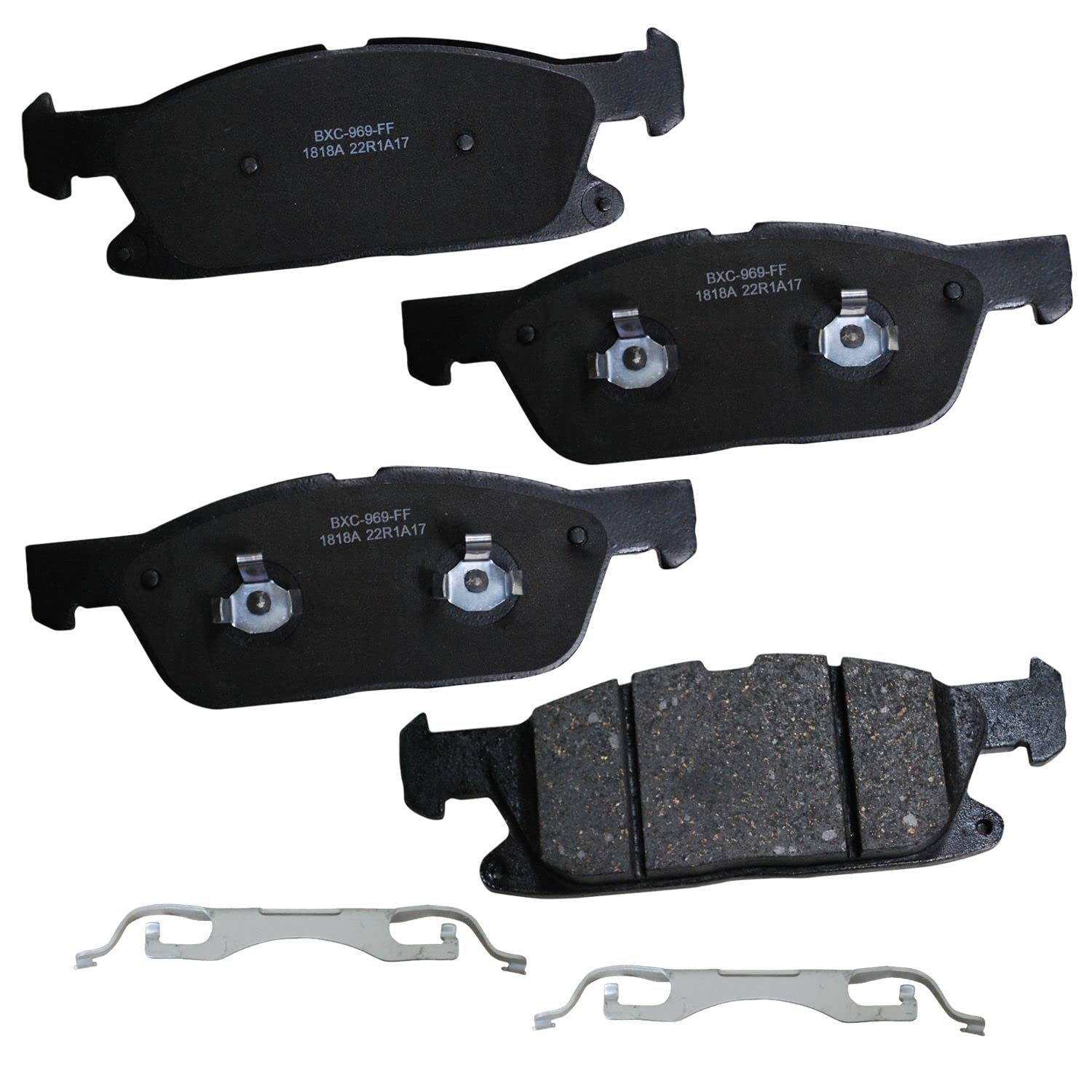 Bendix Premium Sbc1818A Ceramic Front Brake Pads For Ford Fusion 2019-2017, Lincoln Continental 2017, Continental 2020-2019, Mkz