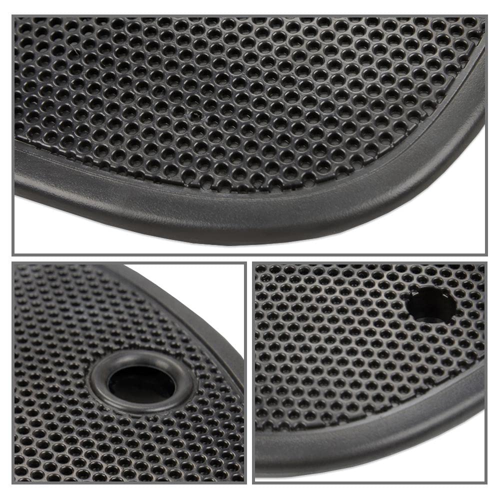 PIT66 Dash Defrost Vent Cover Panel & Speaker Grille Set for 1998-2005 Chevy S10, Black, Plastic, 3 Pcs