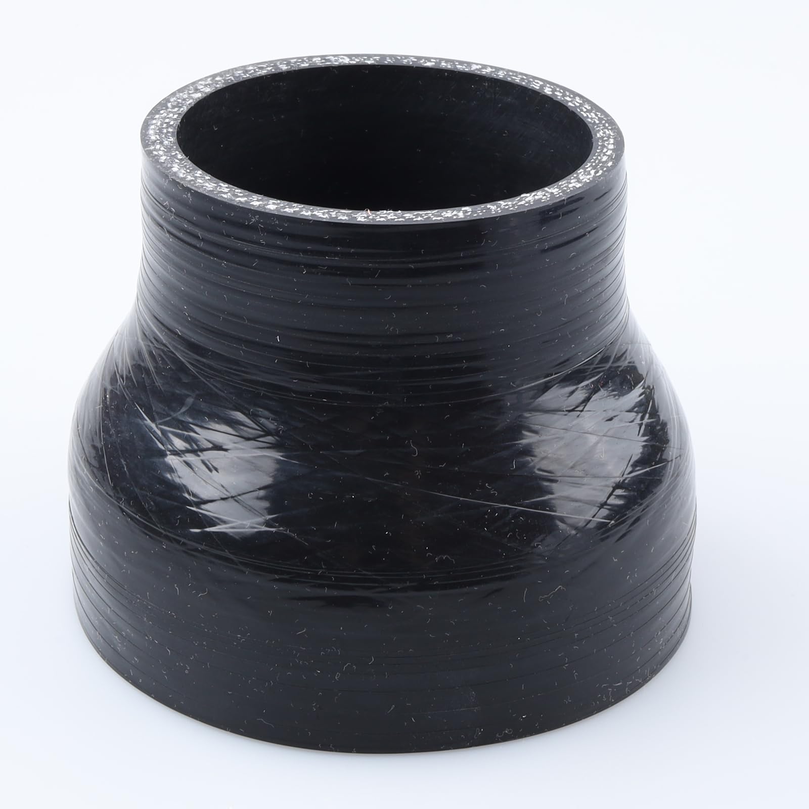 Ac Performance Id 3.5'' To 2.5'' (89Mm To 63Mm) Silicone Hose Straight Reducer 4-Ply Reinforced Black, 3'' Length