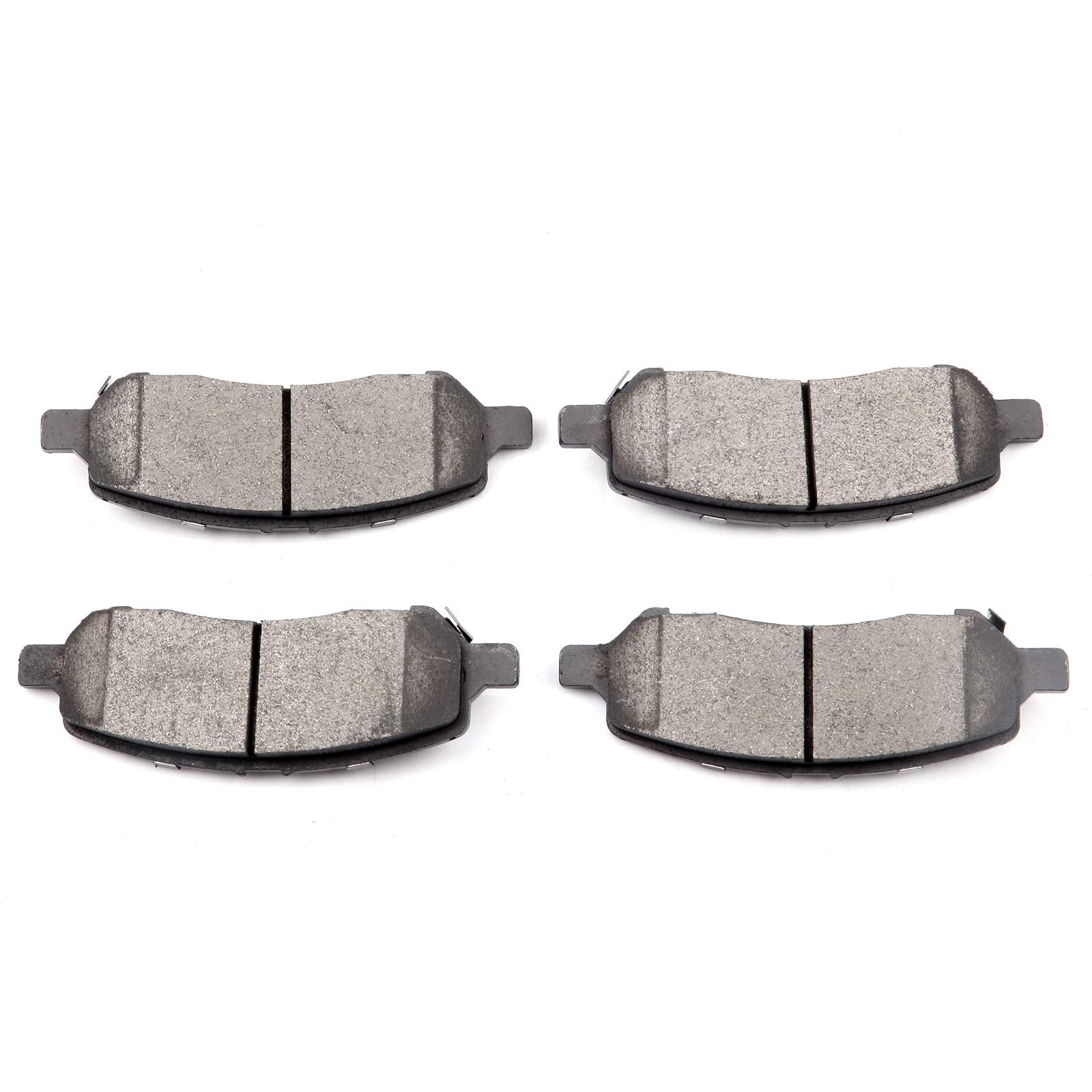 Cciyu D1647 Rear Ceramic Brake Pads Kits 4Pcs Fit For 2013-2016 For Dodge Dart