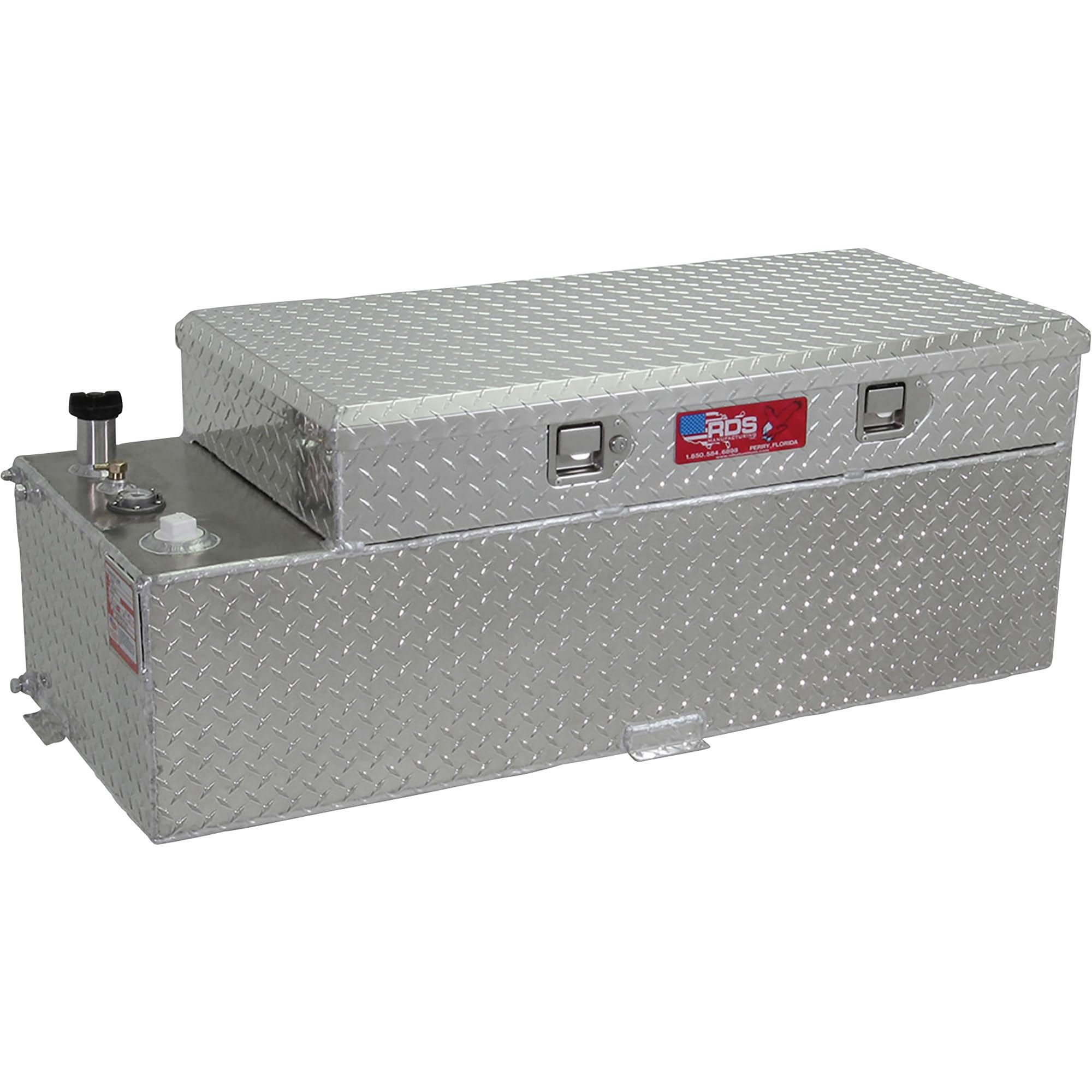 Rds Mfg Inc Rds 71789 Rectangular Auxiliary/Transfer Combo Fuel Tank And Tool - 51 Gallon Capacity