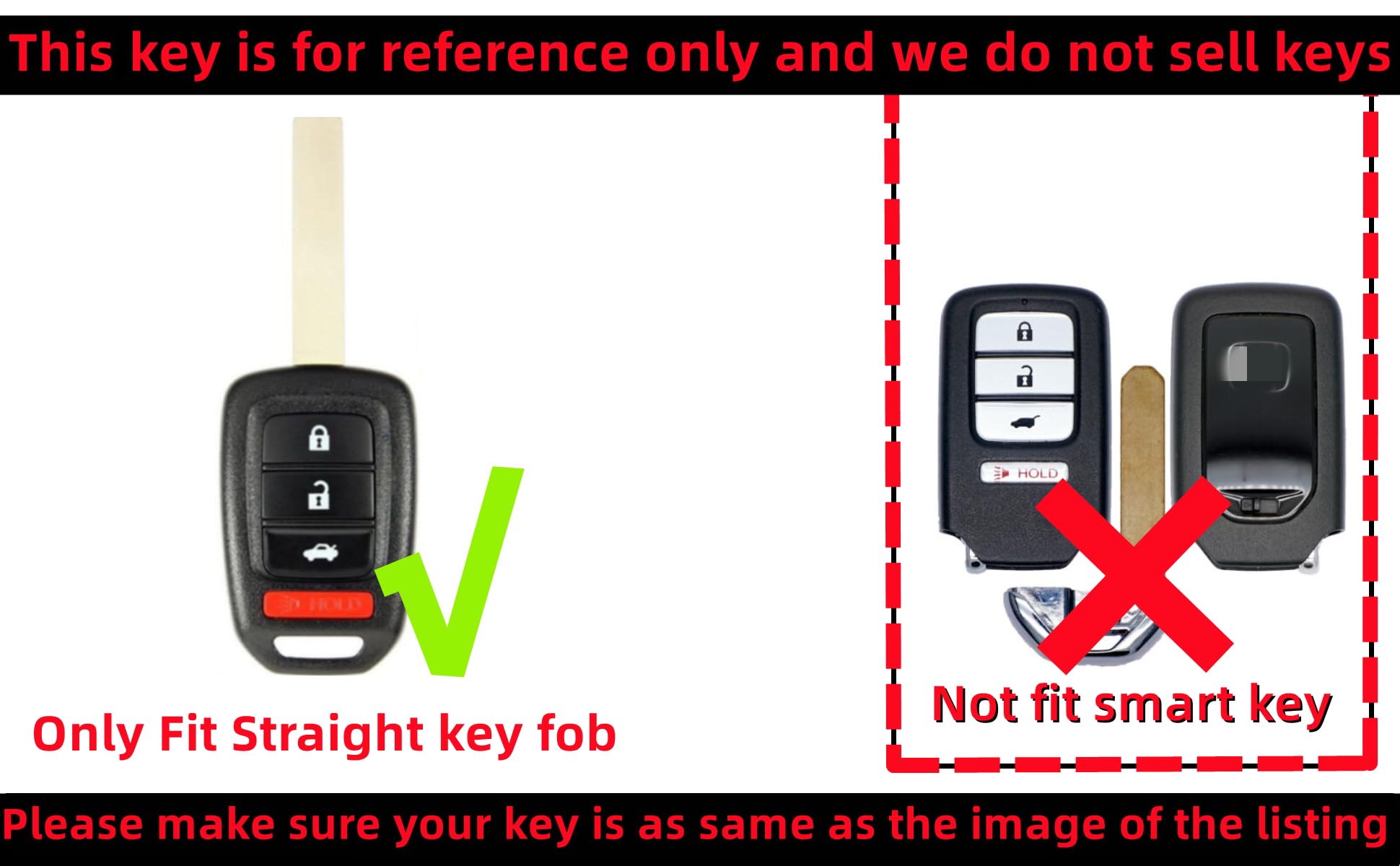 Reprotecting Silicone Rubber Key Fob Cover Compatible With 2013-2021 Honda Accord Cr-V Civic Crosstour Fit Mlbhlik6-1T Mlbhlik6-
