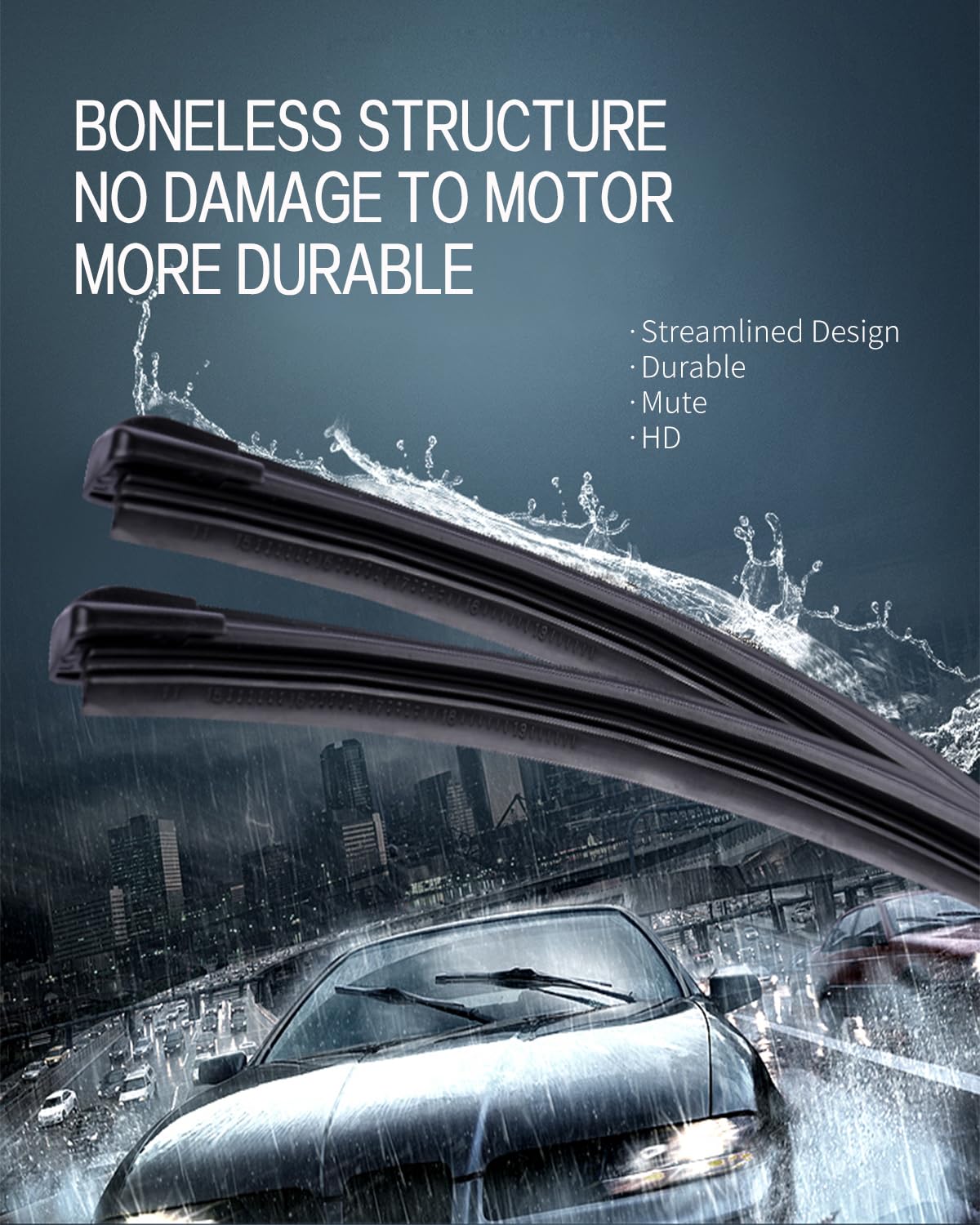 Replacement For Lexus Ct200H 2011-2017 Silent Wipers -Fapiuo Front And Rear Windshield Wipers 26''/18''+8'' Full Blade Set (3 Pa