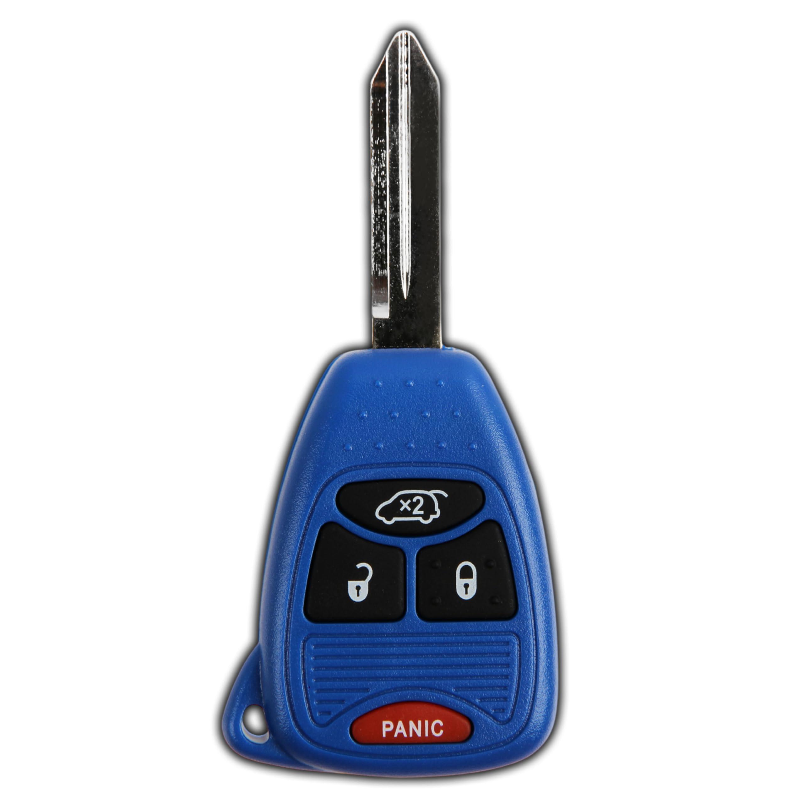 Keylessoption Keyless Entry Remote Control Uncut Car Key Fob Replacement For Oht692427Aa Kobdt04A Blue