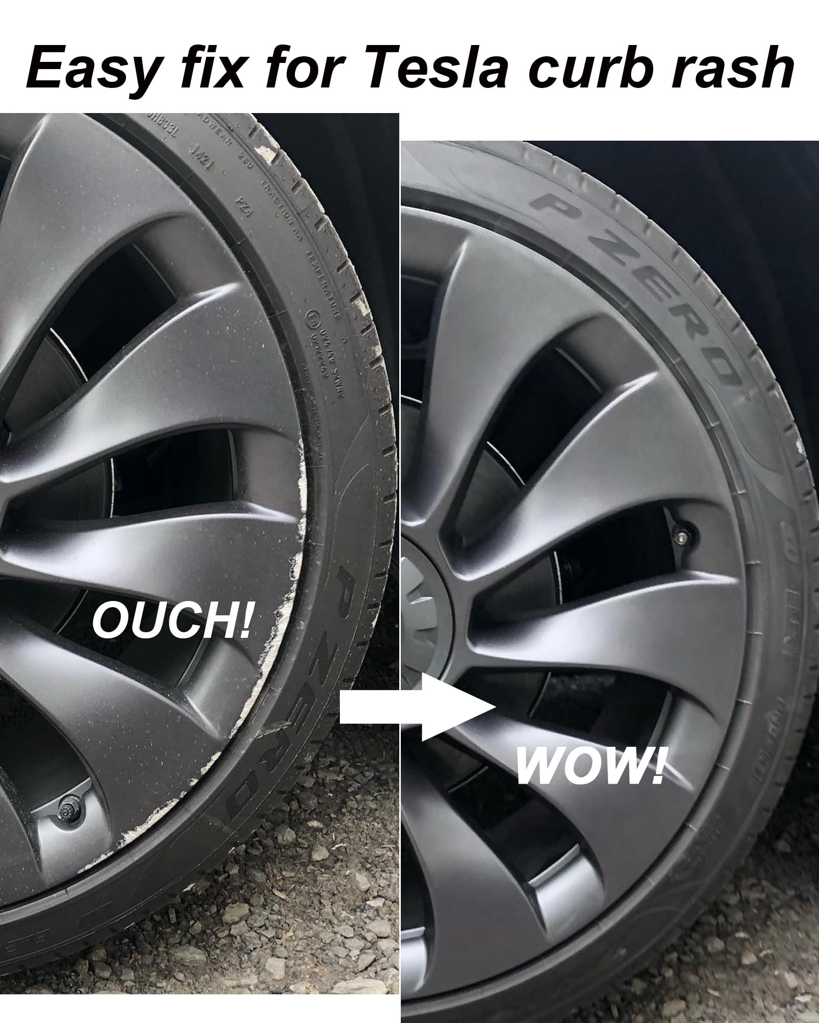 Syoauto Gunpowder Rim Touch Up Paint For Tesla Model Y 3 S X Uberturbine/Arachnid/Cybersteam/Turbine Wheel Touch Up Paint Rim Sc