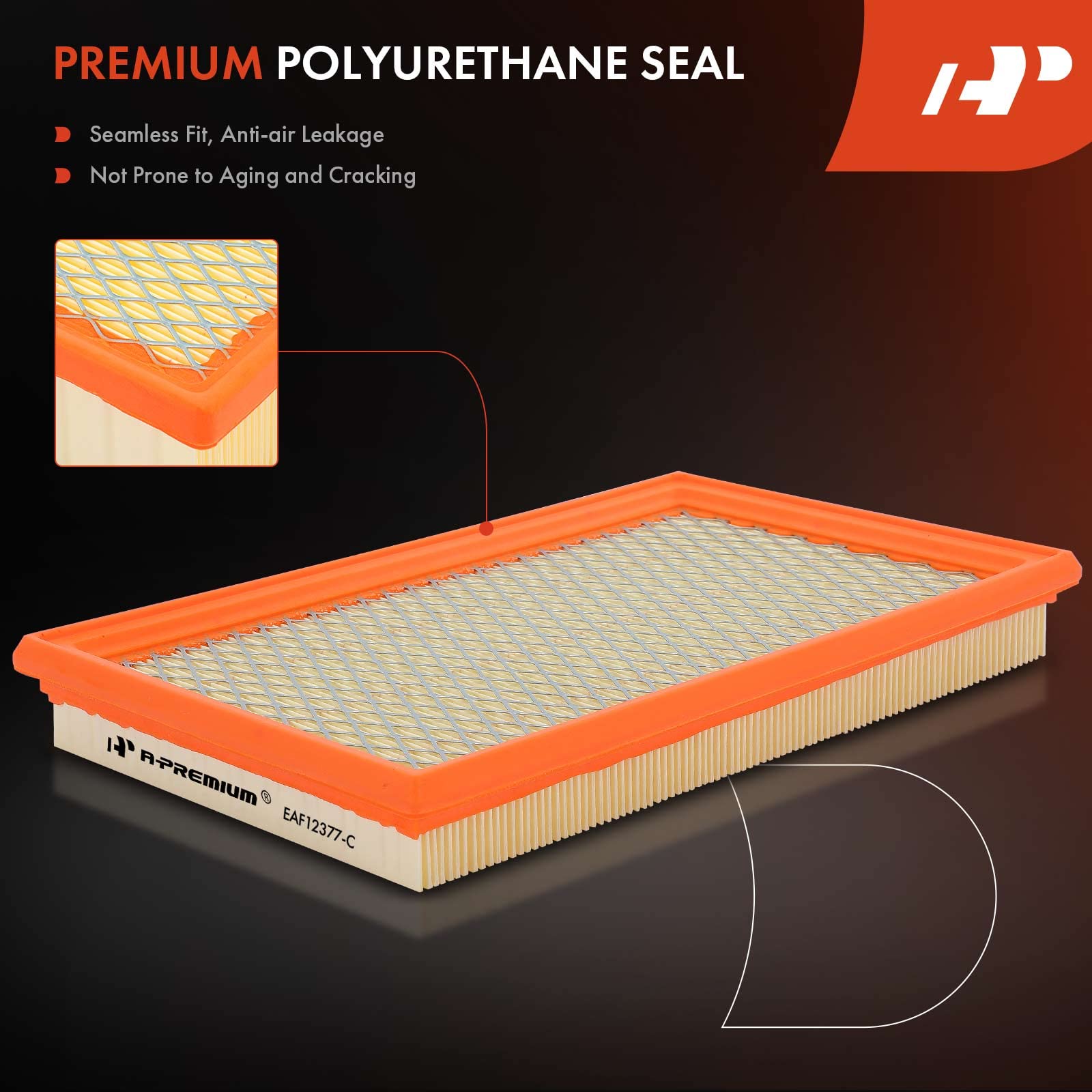 A-Premium Engine Air Filter Compatible with Infiniti, Nissan, Saab & Subaru - 350Z, Altima, Frontier, Maxima, Murano, Pathfinder