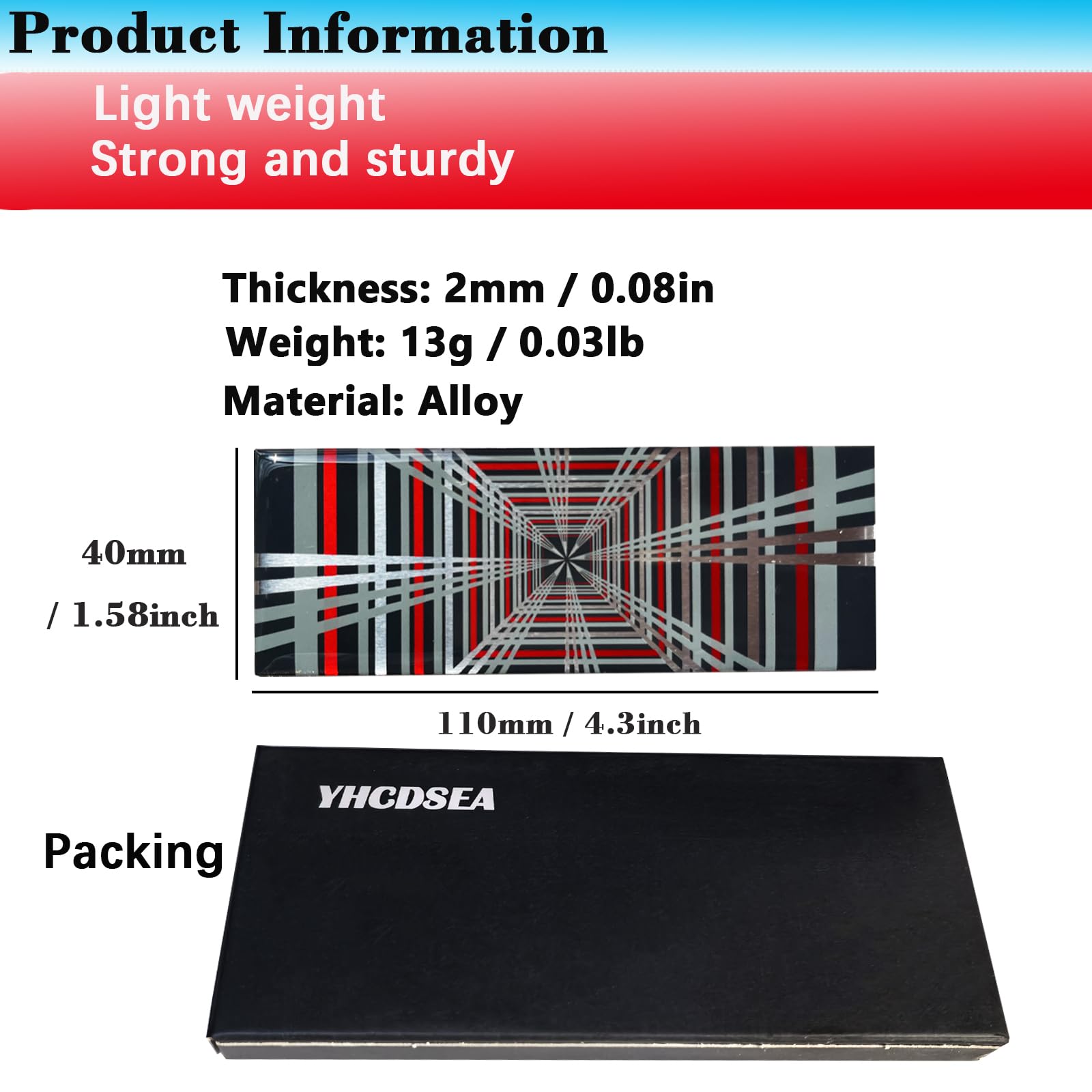 yhcdsea 3D Plaid Badge Sticker for Tesla Model 3 Y X S - Glossy Black, Acrylonitrile Butadiene Styrene, Model SEA1128005