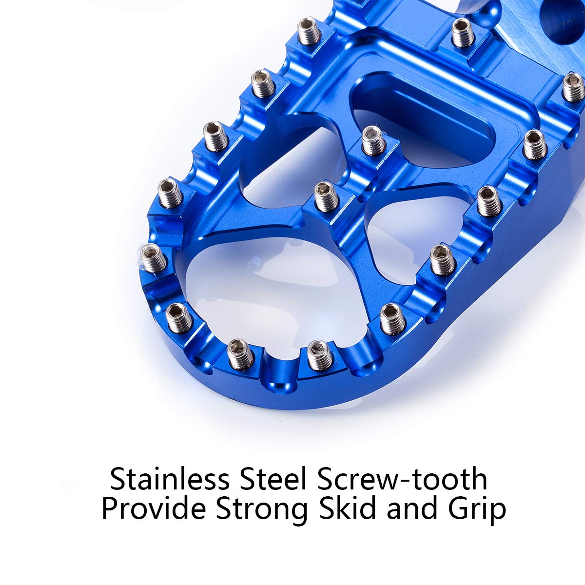 Hopider Cnc Wide Foot Pegs Mx For Yz85 2002-2019, Yz125 1997-2017, Yz250 1998-2019, Yz250F 2001-2019, Yz426F 2000-2002, Yz450F Y