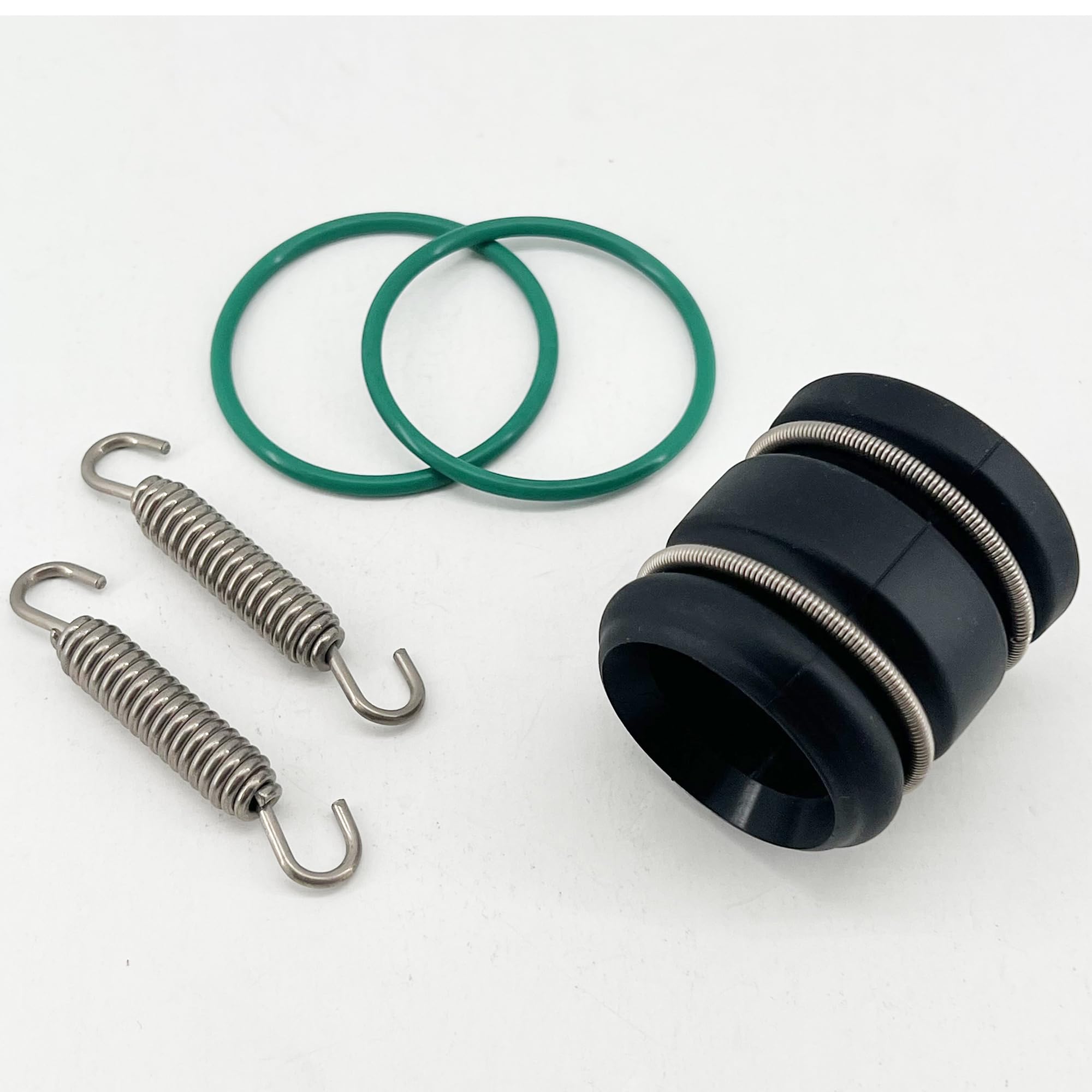 29/31mm Expansion Chamber to Silencer Coupler Seal and Spring Kit for 200 250 300 cc KTM Euro Type 2-Stroke Exhaust Seal Kit for
