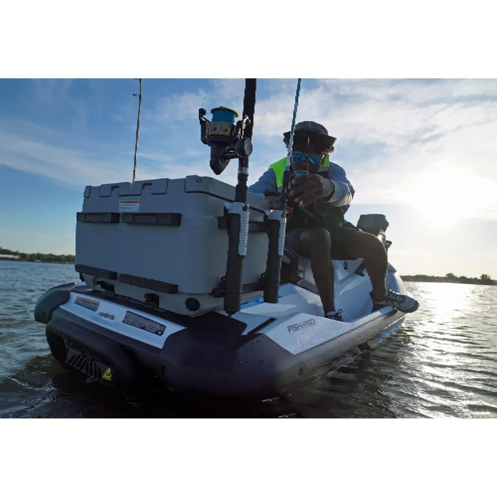 Sea-Doo New Oem, Linq Fishing Rod Holder For Linq 13.5 Gallon Cooler, 295100795