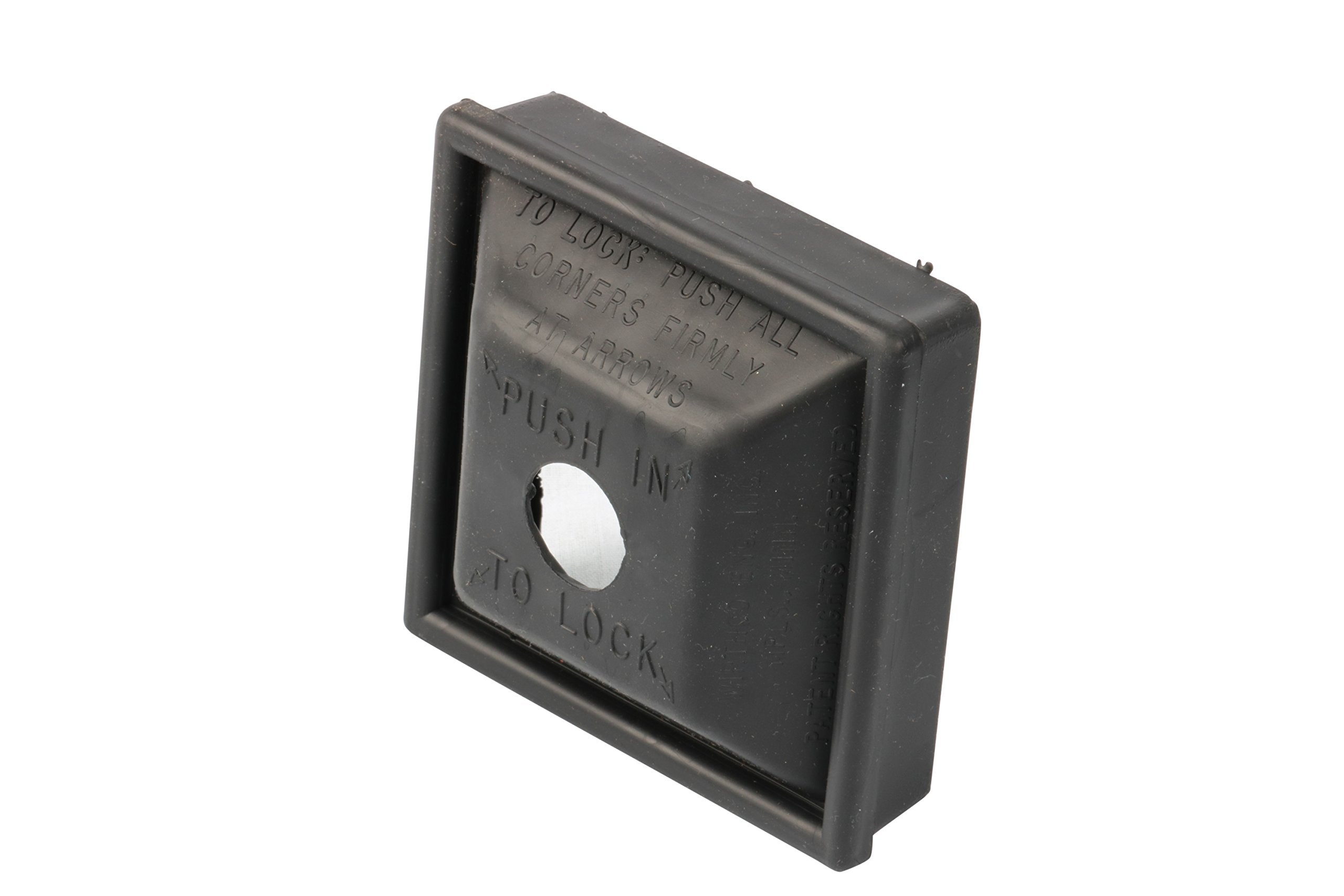 'Wirthco 30000 Rv Locking Bumper Plug - 4'''''', Black