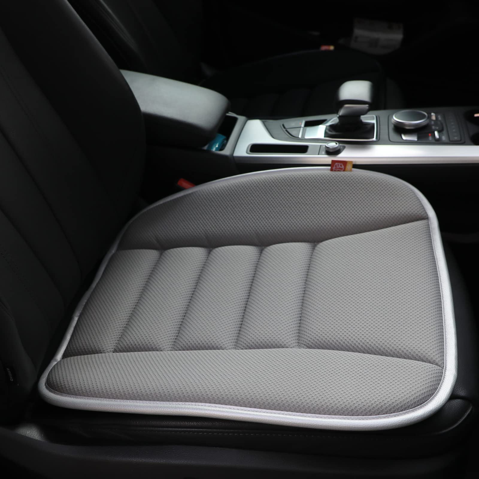 Raorandang Car Seat Cushion Memory Foam Thin Seat Cushion For Car Truck Seat Driver, 20X18.5X1.2 Inches, Grey