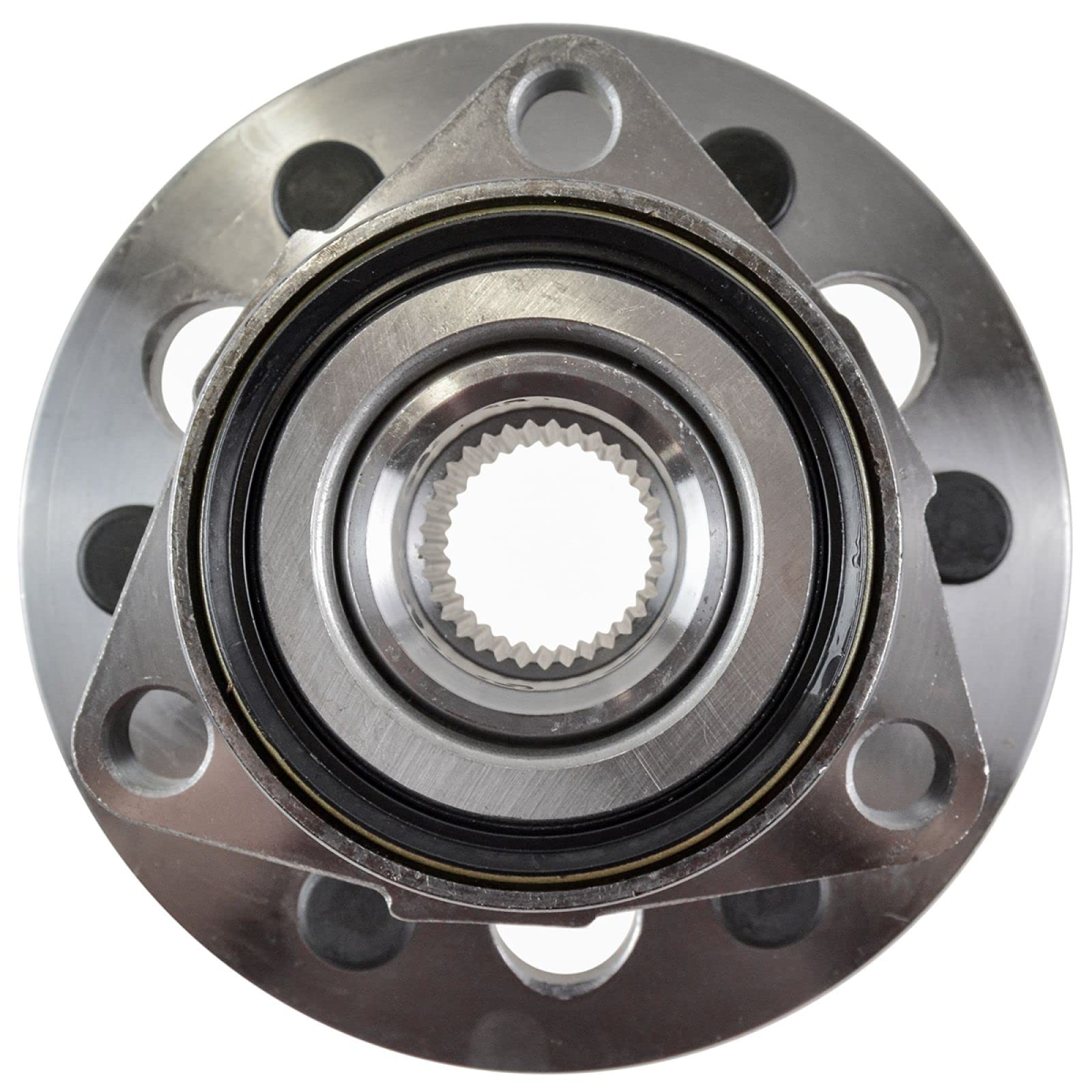 Trq Front Wheel Bearing & Hub Assembly 4Wd With Abs Sensor Compatible With 1992-1994 Chevrolet Blazer 1988-1994 K1500 K1500 Subu