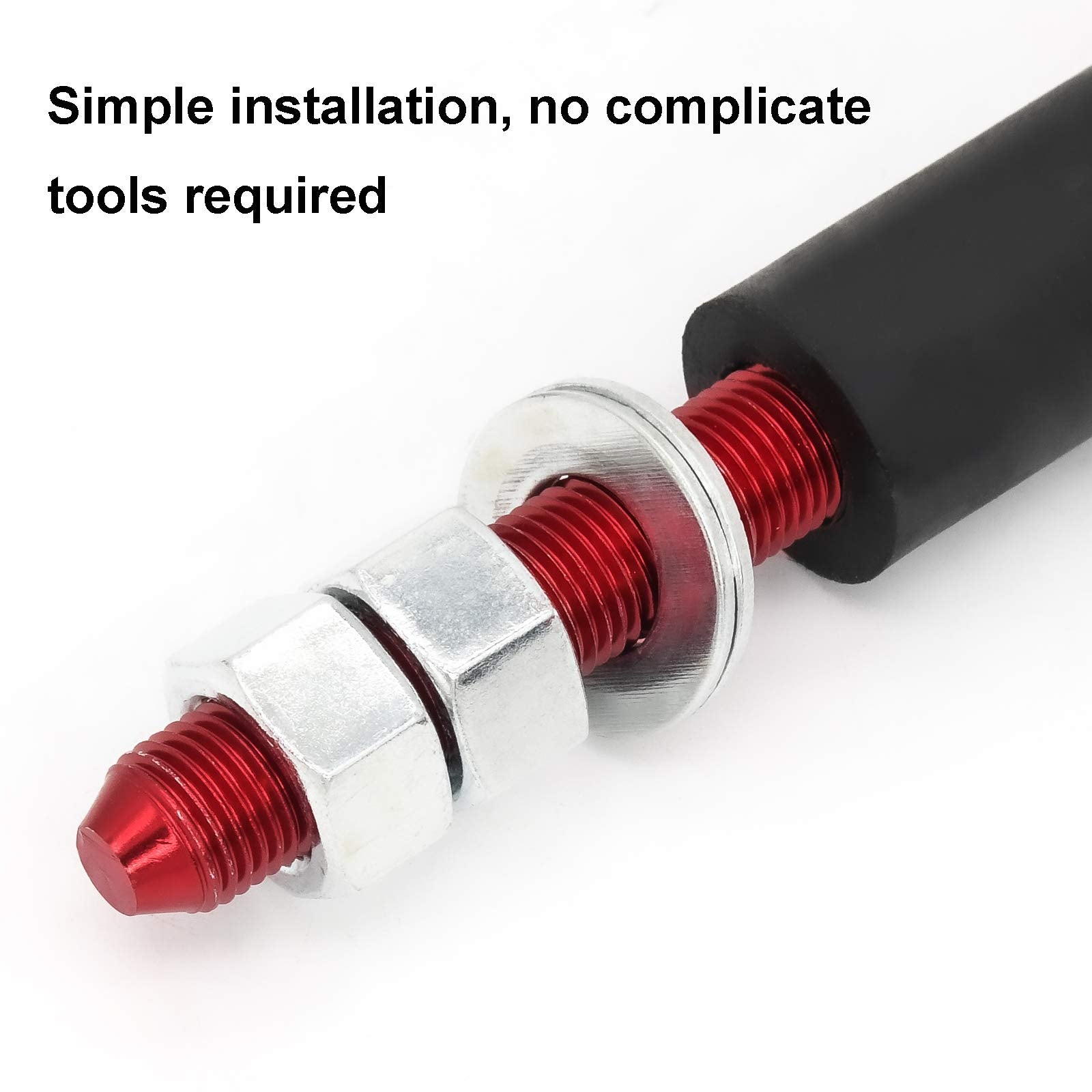 Tioit Coeme Flush Hood Latch And Pin Kit - Black