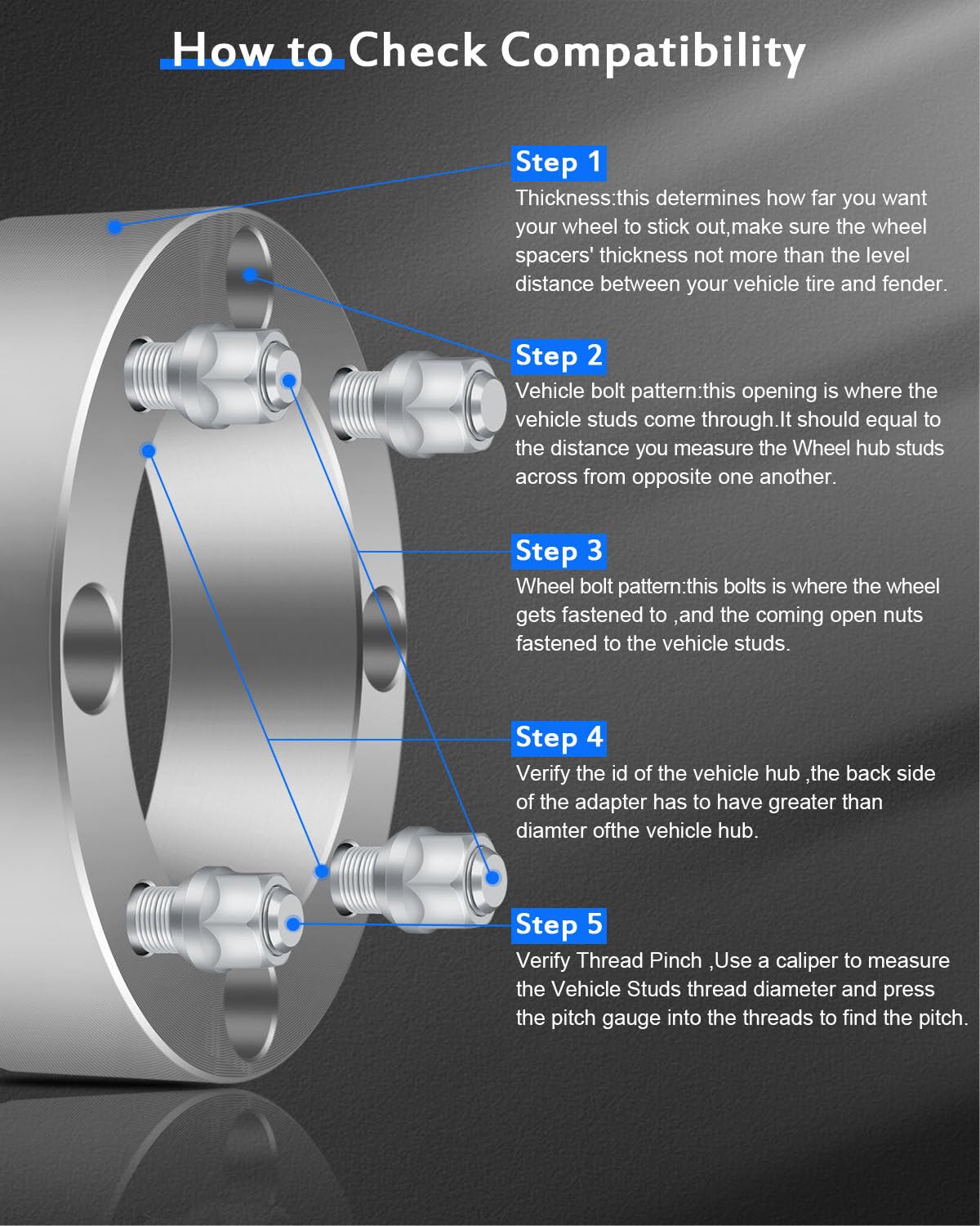 Eccpp 4 Lug Wheel Spacers 2 Inch 4X156Mm To 4X156Mm 131Mm 12X1.5 Wheel Spacers Fits For 2015-2017 For Rzr 900 2014-2018 For Rzr