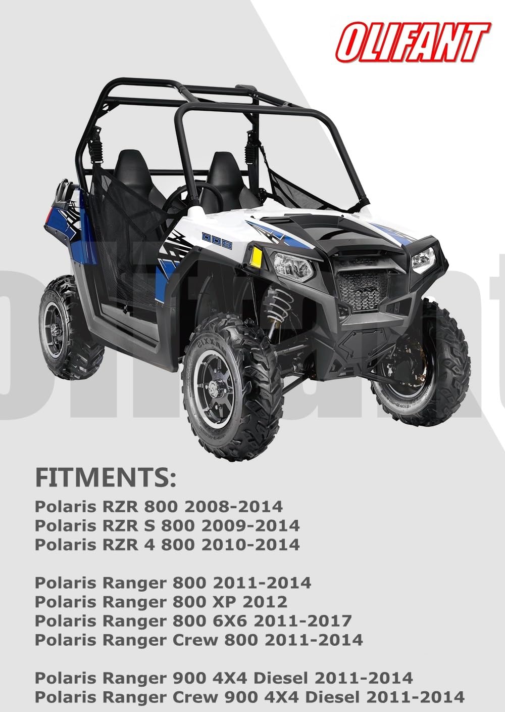 2Pcs Air Filters For Polaris Rzr 800 S 4 2008-2014 Polaris Ranger 800 2011-2017 Ranger 900 Crew Air Cleaner 1240482