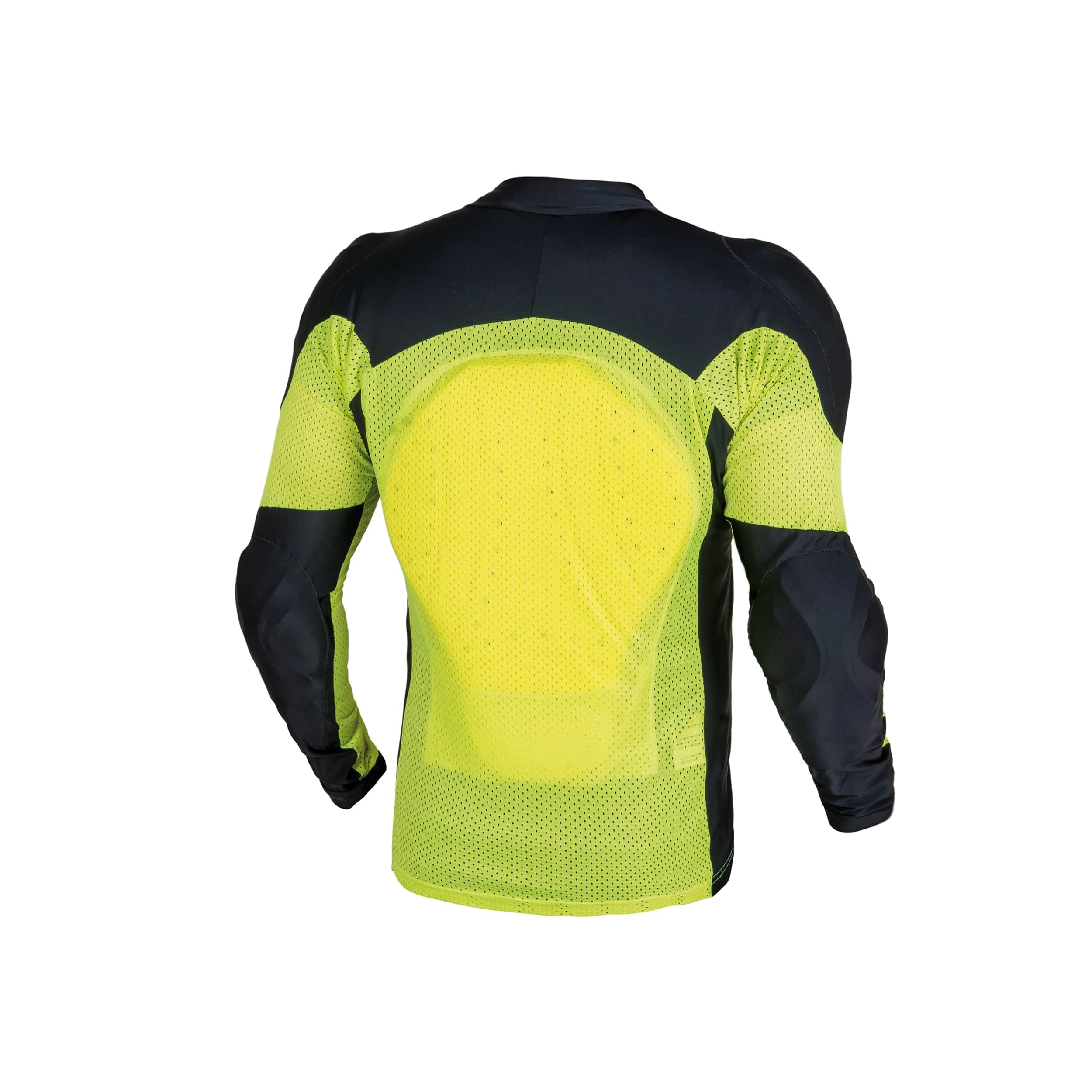 WICKED STOCK Motorcycle Armor Mesh Shirt - Men's Summer Motorcycle Shirt (Yellow, Small)