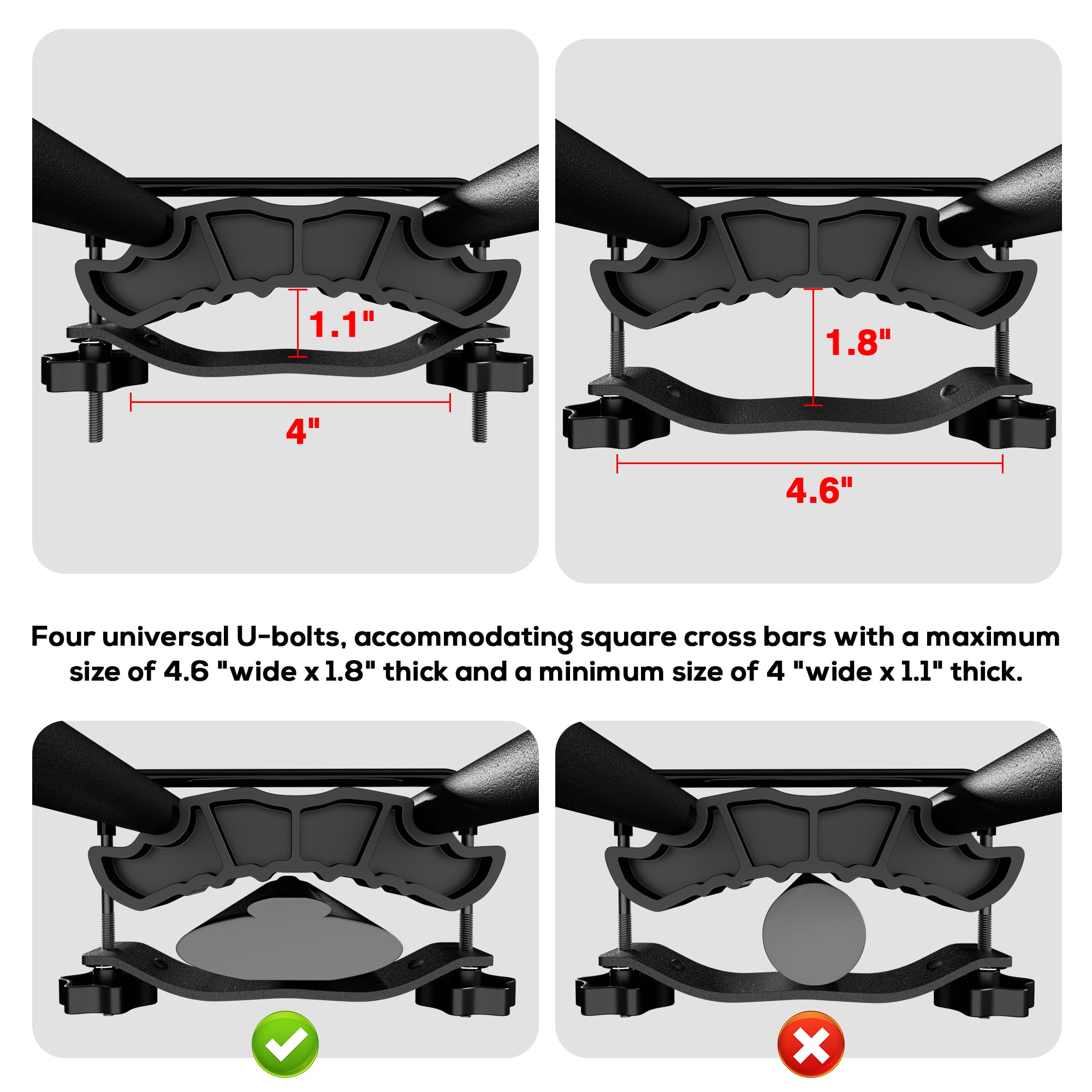 Wildroad Car Roof Cargo Carrier Combo Of Upgraded 84''X 39''X 4'' Roof Rack Cargo Basket, Super Duty Bungee Cargo Net. Universal