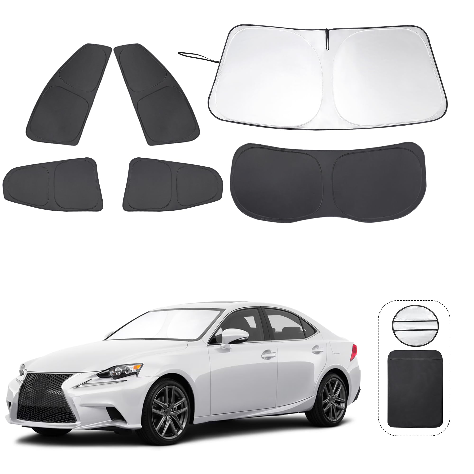 Tinglu Window Shades For Chevrolet Bolt Ev Hatchback 2017-2024(Not For Chevy Bolt Euv) Accessories Car Side Full Windows Windshi