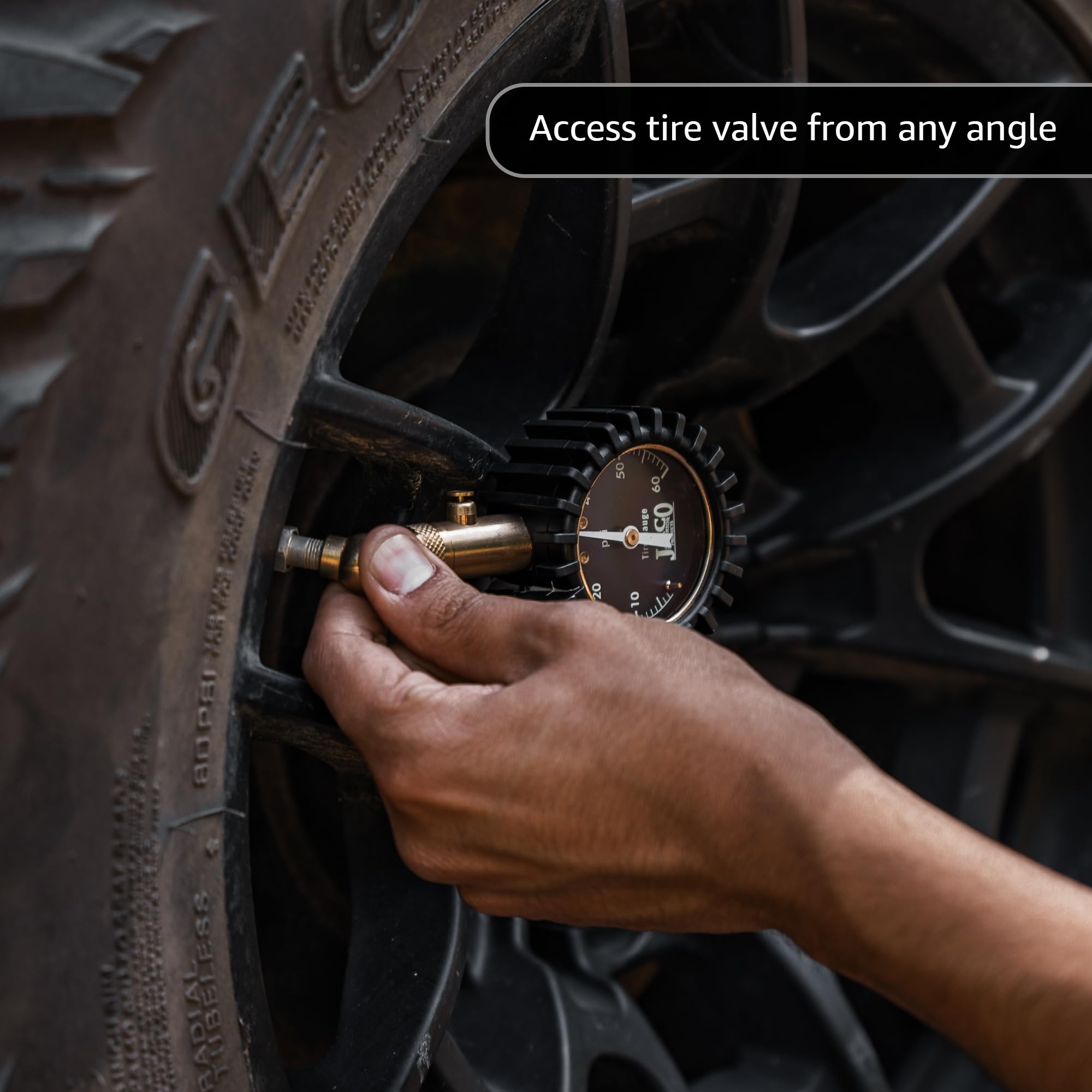 Jaco Elite Tire Pressure Gauge - 60 Psi