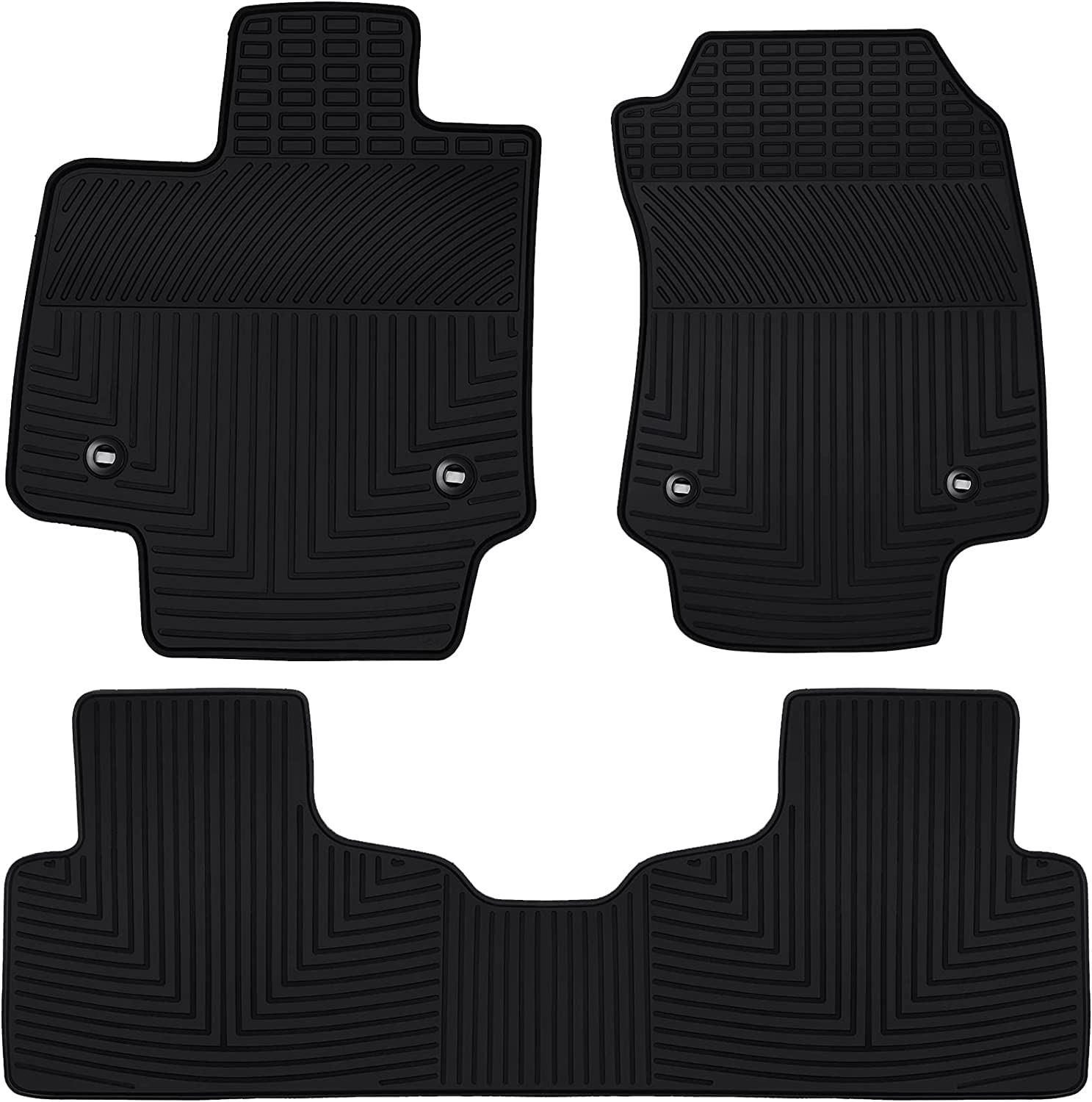 Matericuo Car Floor Mats Custom Fit For Lexus Nx250 Nx350 Nx350H Nx450H+ 2022-2025 Black Rubber Auto Liner Mats All Weather Prot