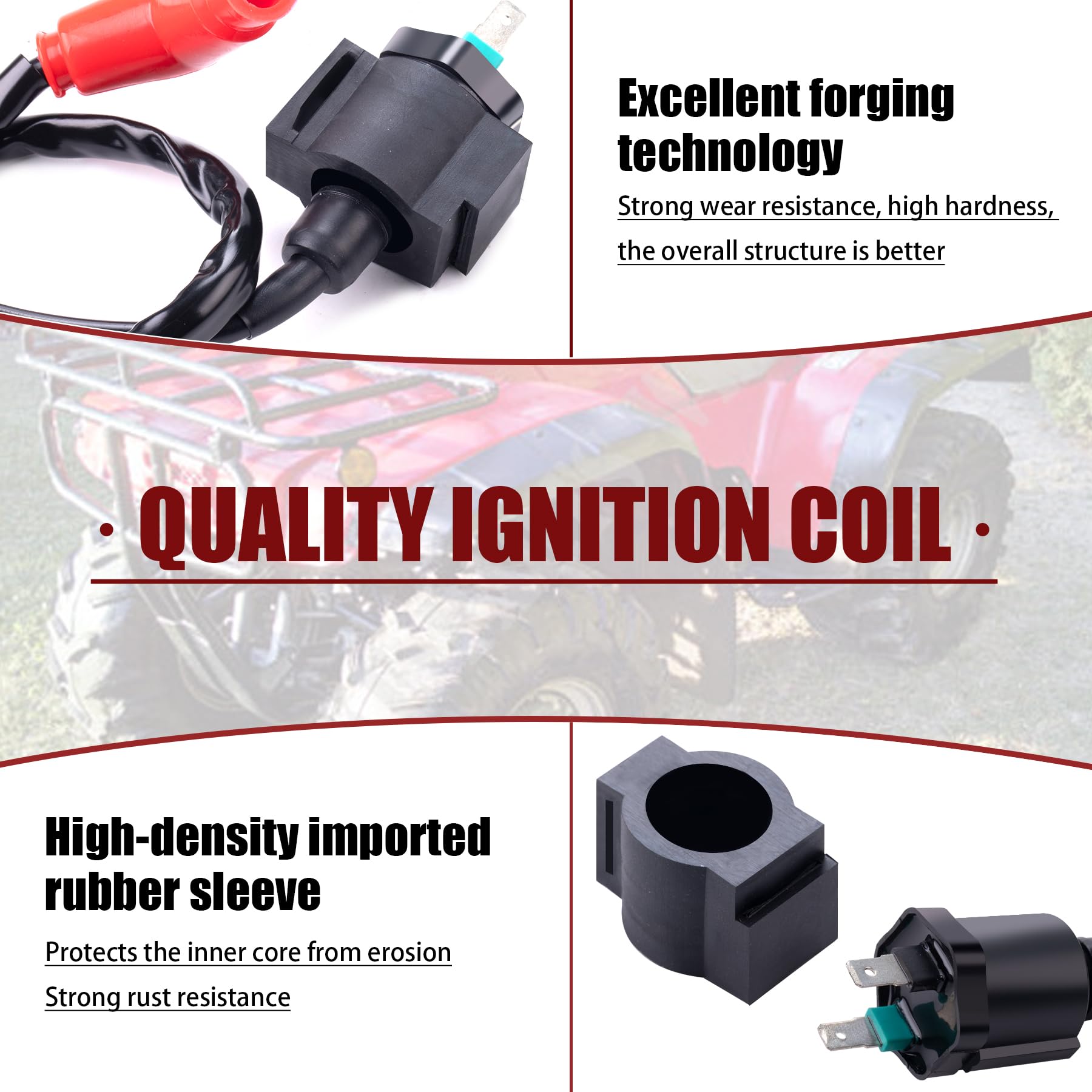 Tnnr Ignition Coil Spark Plug Compatible With 1997-2006 Honda 350S 350Es 450S 450Es Foreman 400 450 Trx450 Fe Fm Es S Rancher 35