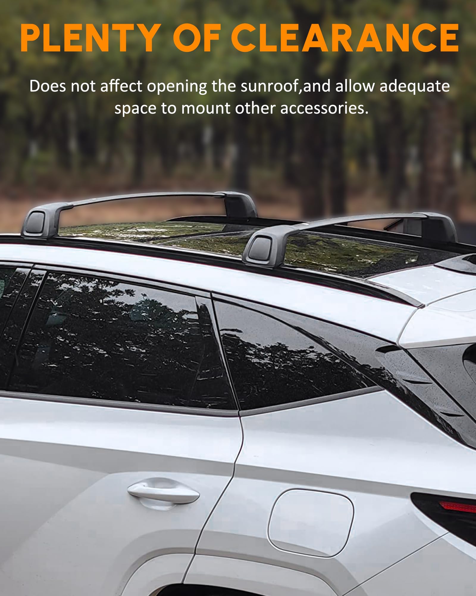 Snailfly Roof Racks Cross Bars Fit For 2021-2025 Kia Sorento & Sorento Hybird Rooftop Cargo Crossbars With Lock (Only For Non-X-
