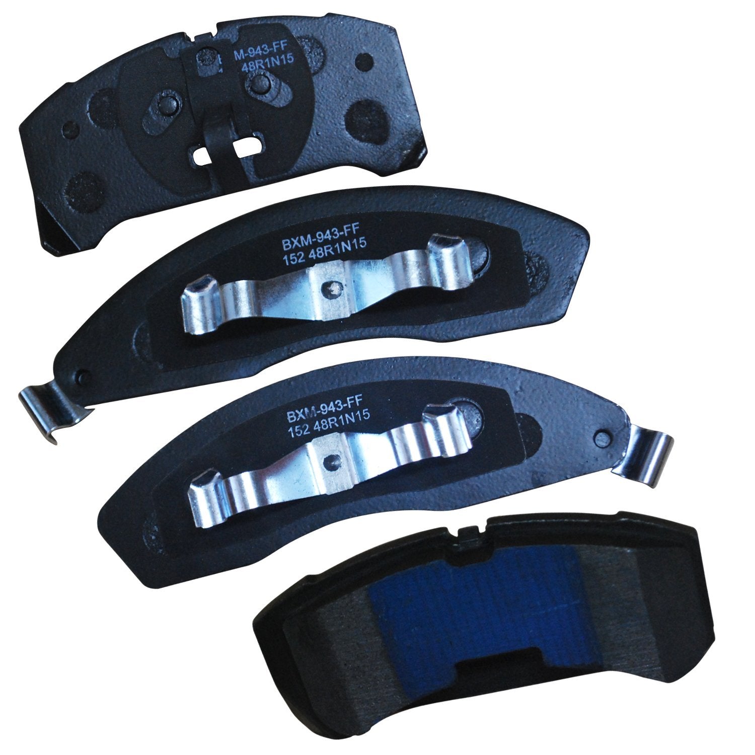 Bendix Premium Sbm152 Semi-Metallic Front Brake Pads For Select Models Ford Fairmont, Granada, Ltd, Mustang, Thunderbird, Mercur