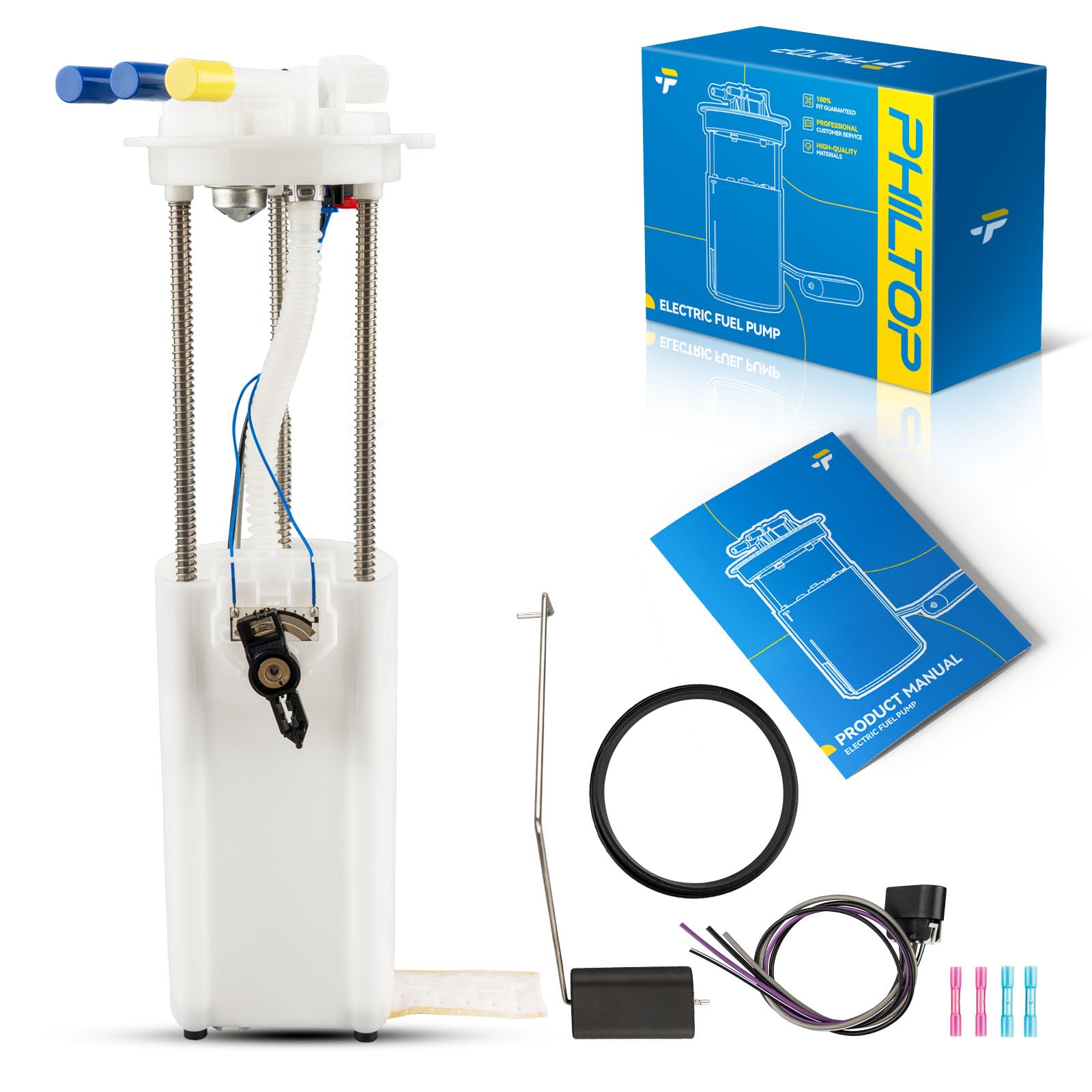 PHILTOP FG0432 Electric Fuel Pump Module Assembly, Compatible with Chevy S10 / GMC Sonoma 2004, Replaces Electric Fuel Pump Asse
