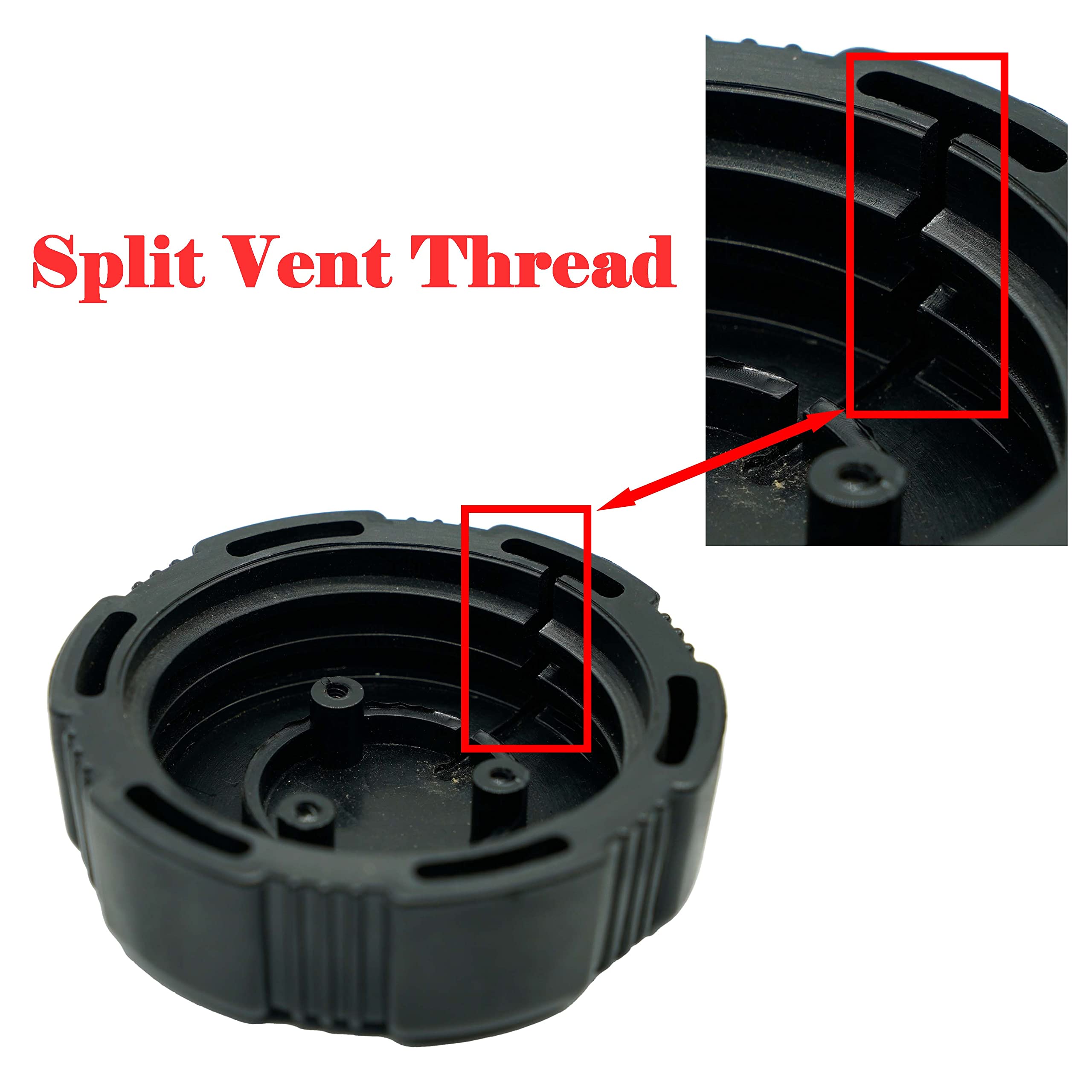 JMCHstore Go Kart Gas Cap, Rubber, Black, Model JM-KT01, Fits Coleman KT196, Hammerhead GTS 150, TrailMaster Blazer 150cc/200cc/