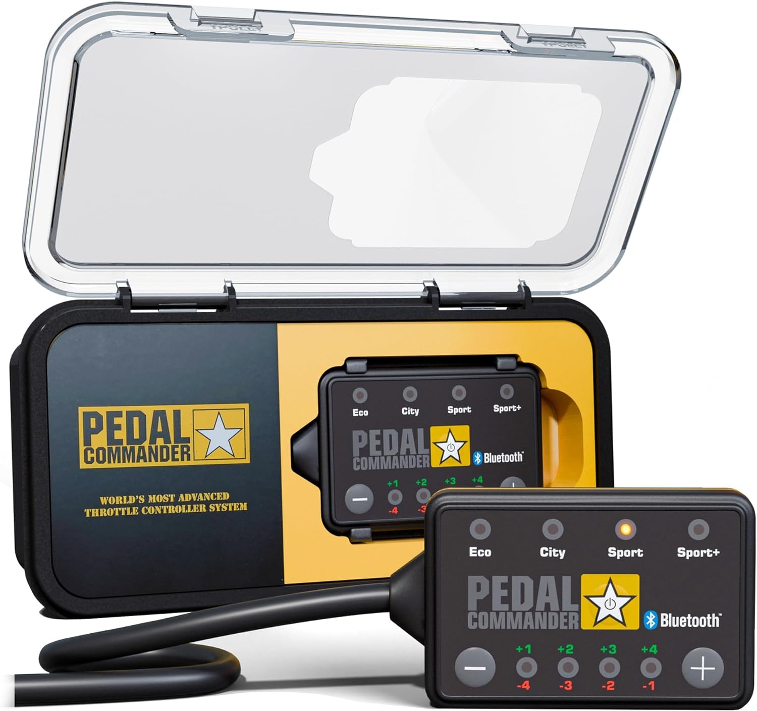 PEDAL COMMANDER Throttle Response Controller for Chevrolet Camaro 2009-2015, Model PC64, Yellow-Orange, Fits 5th Gen 3.6L, 6.2