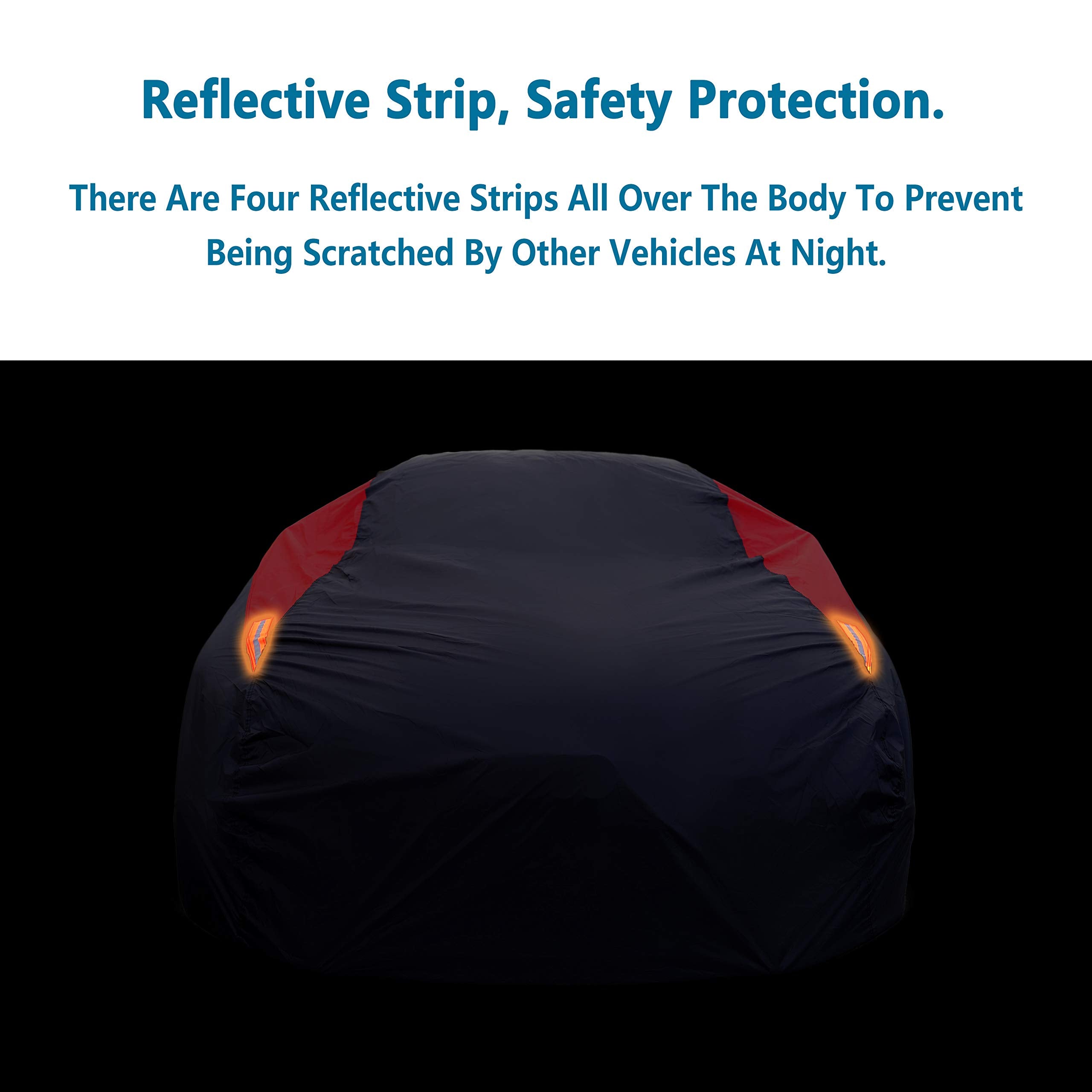 Mornyray Car Cover Waterproof All Weather Windproof Snowproof Uv Protection Outdoor Indoor Full Car Cover, Universal Fit For Suv