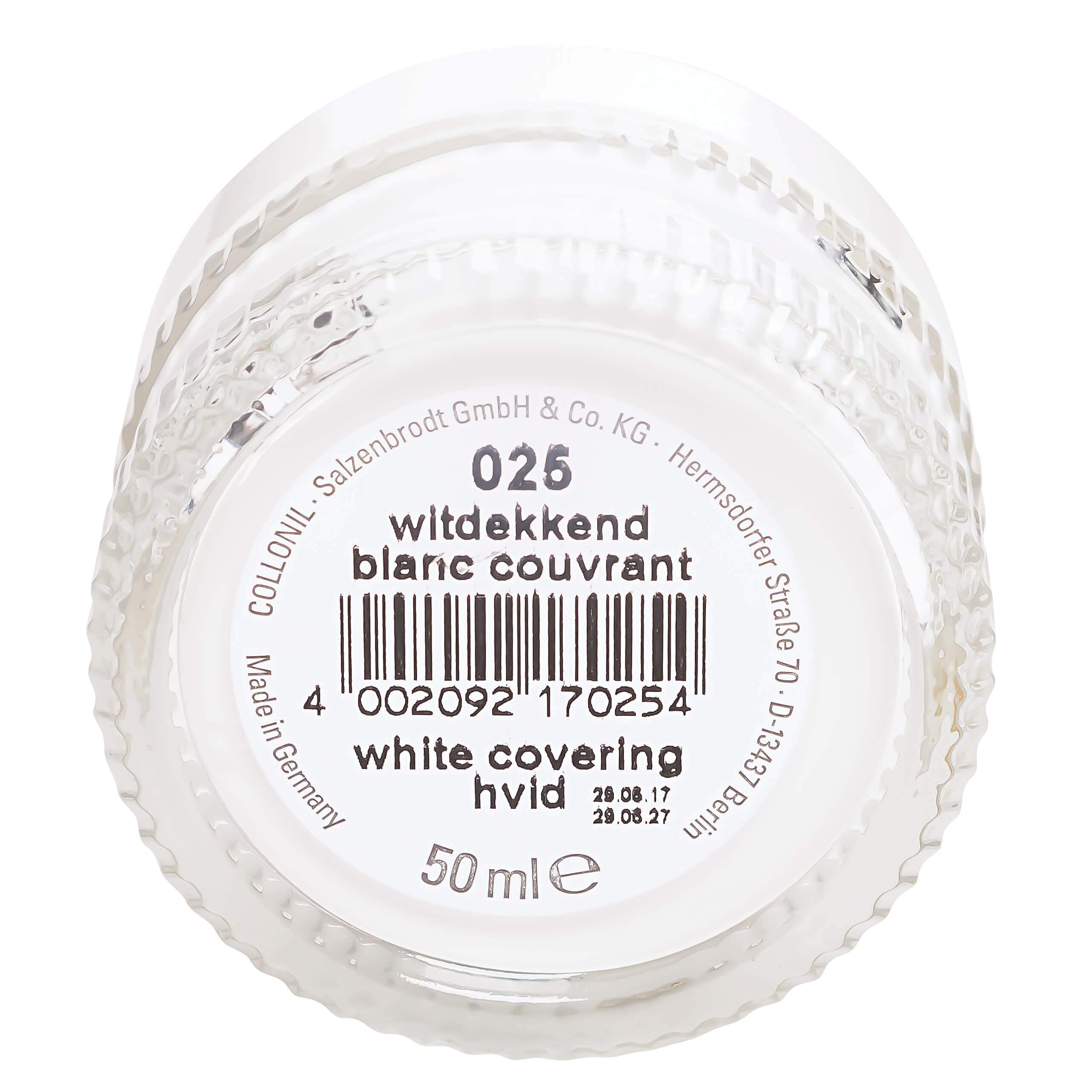 Collonil White Cream Polish for Smooth Leather Shoes, Boots & Handbags - 1.57 oz, Model 72120001025