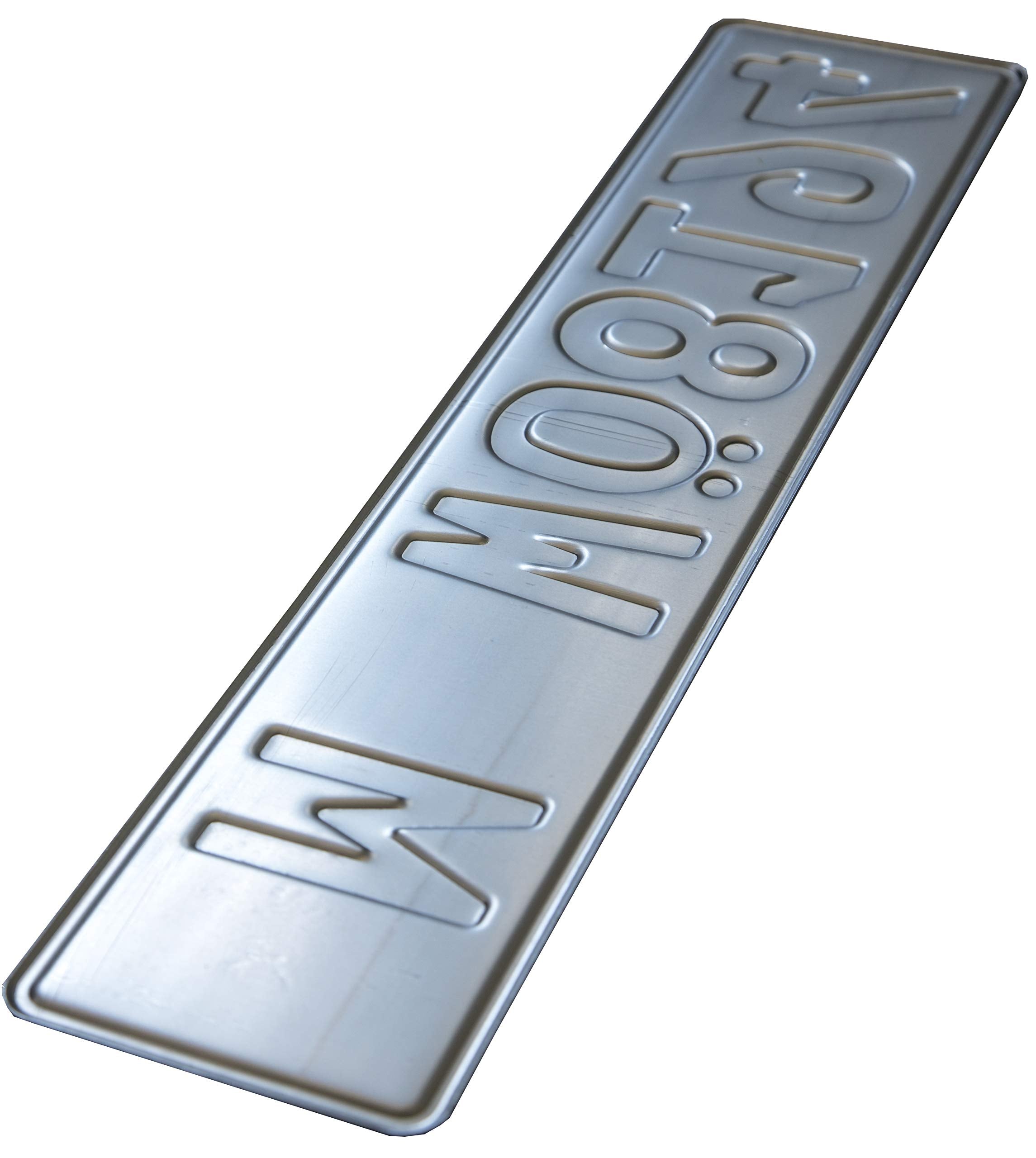 International Tie European German Euro License Plate with Random Numbers (Munich II)