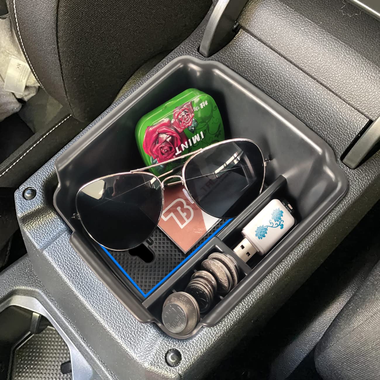 Tacorbo Center Console Organizer Compatible With 2022 2023 2024 Taos And 2018 2019 2020 2021 2022 2023 2024 Tiguan Accessories A