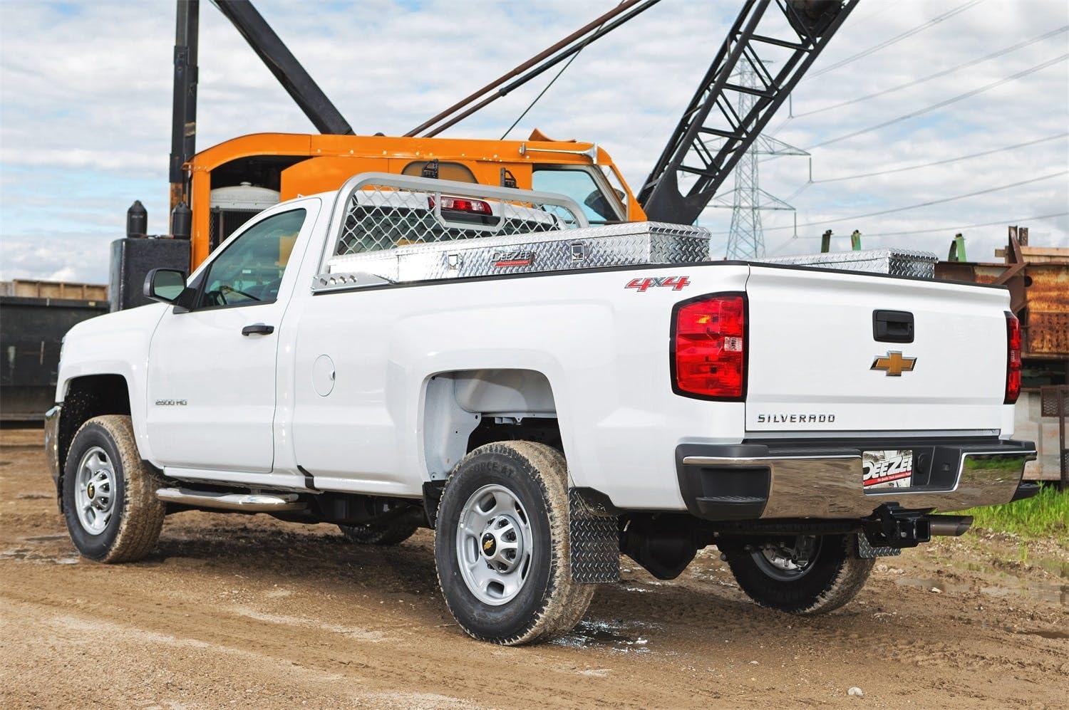Dee Zee Dz95058R Silver Aluminum Mesh Cab Rack
