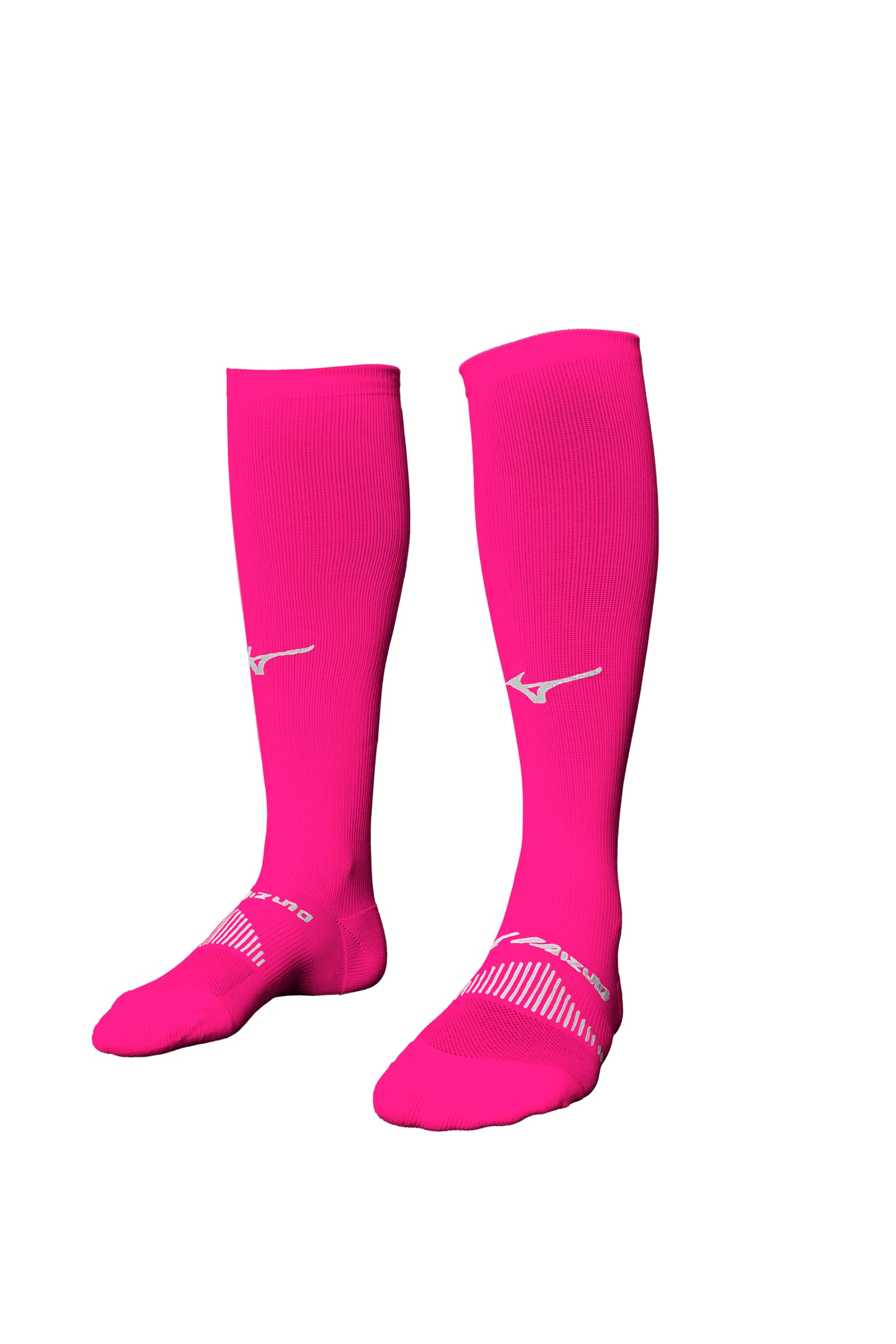 Mizuno Performance Otc Socks | Padded Athletic Socks | Shocking Pink | Unisex Medium