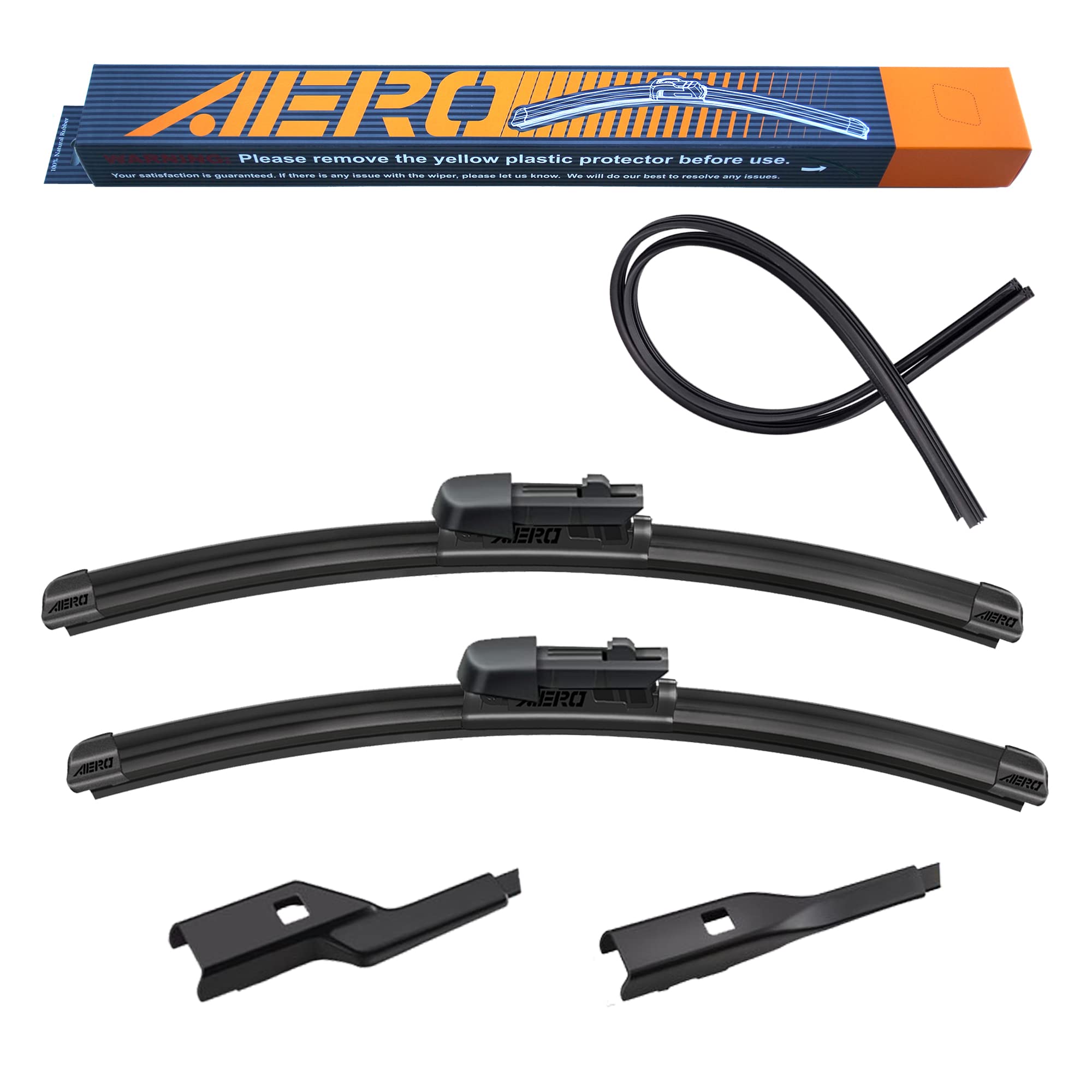 AERO Avenger 26''+19'' Premium All-Season Windshield Wiper Blades OEM Replacement for Audi A3 2020-2015 Tesla Y 3 Volkswagen Art