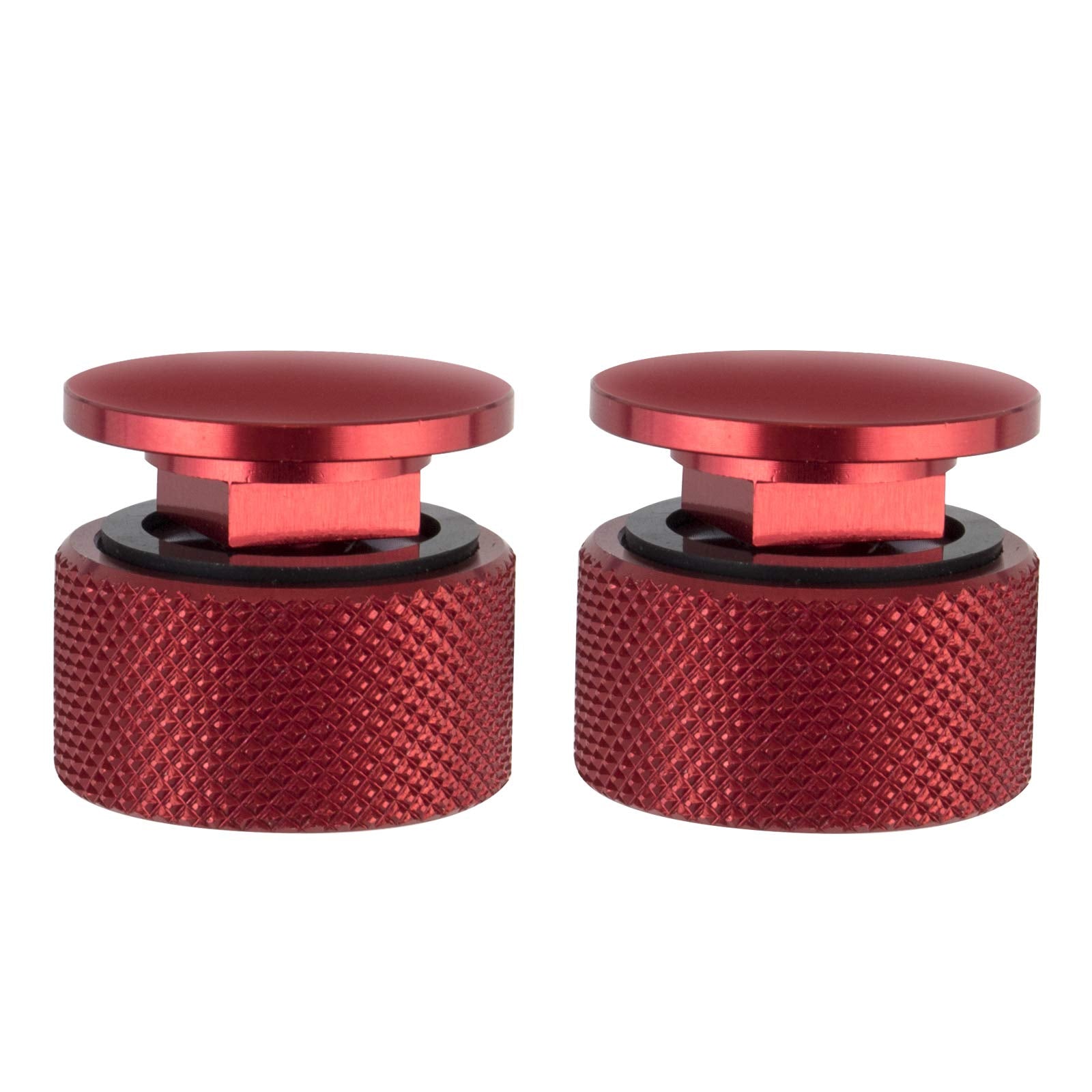 3mirrors Welding Hood Helmet Replacement Parts - Red Aluminum Fasteners with Non-Slip Silicone Washers, One Size