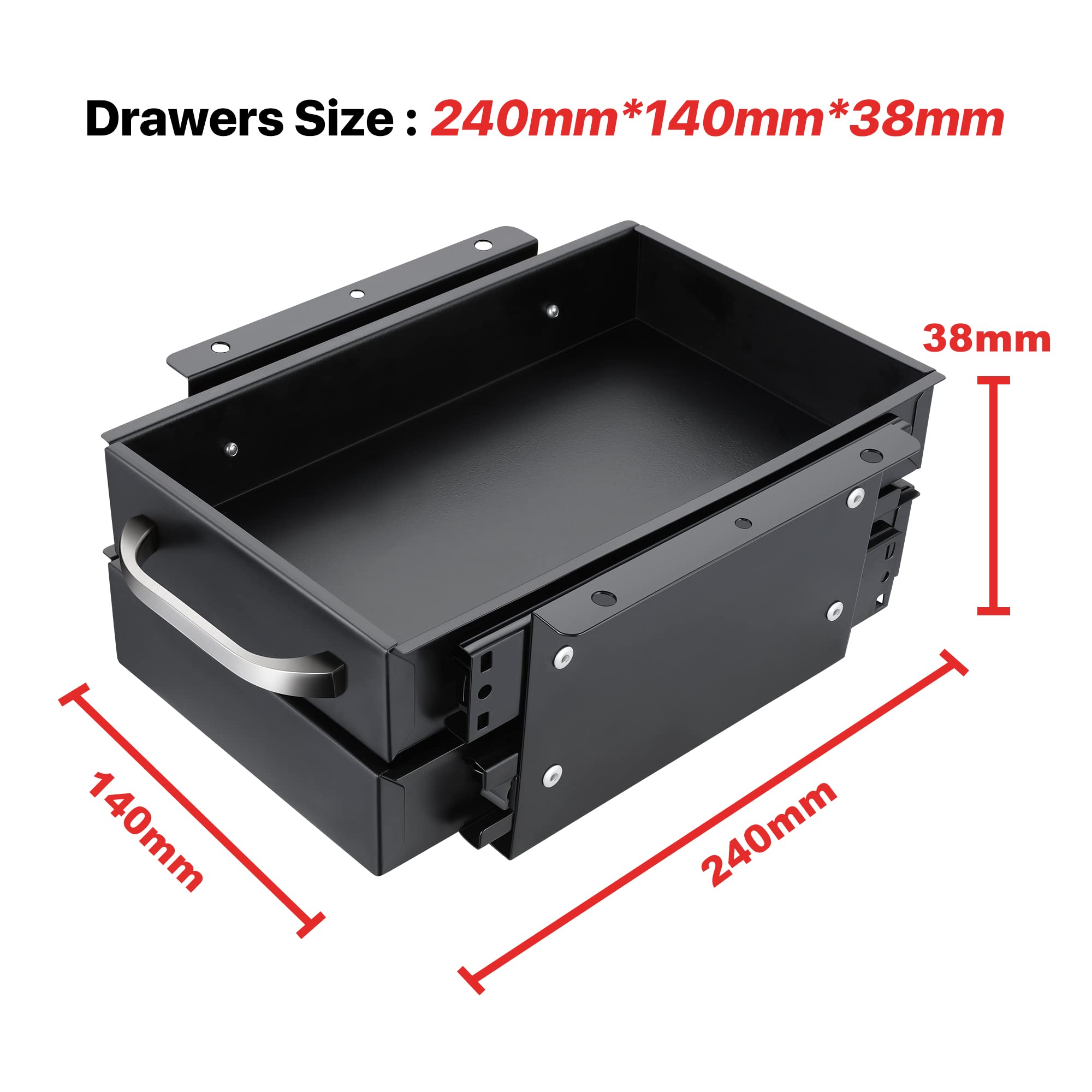 Dna Motoring Tools-00197 Round Mechanics Roller Seat Creeper Stool With Padded Cushion, Tool Storage Drawer & Tray, 300 Lbs Max