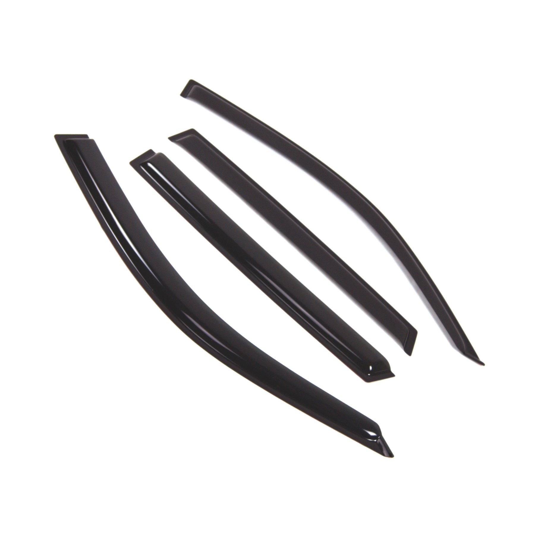 Tuningpros Outside Mount Window Vent Visors Rain Guards Compatible With Toyota Rav4 2001-2005 | Side Window Wind Deflectors Rain